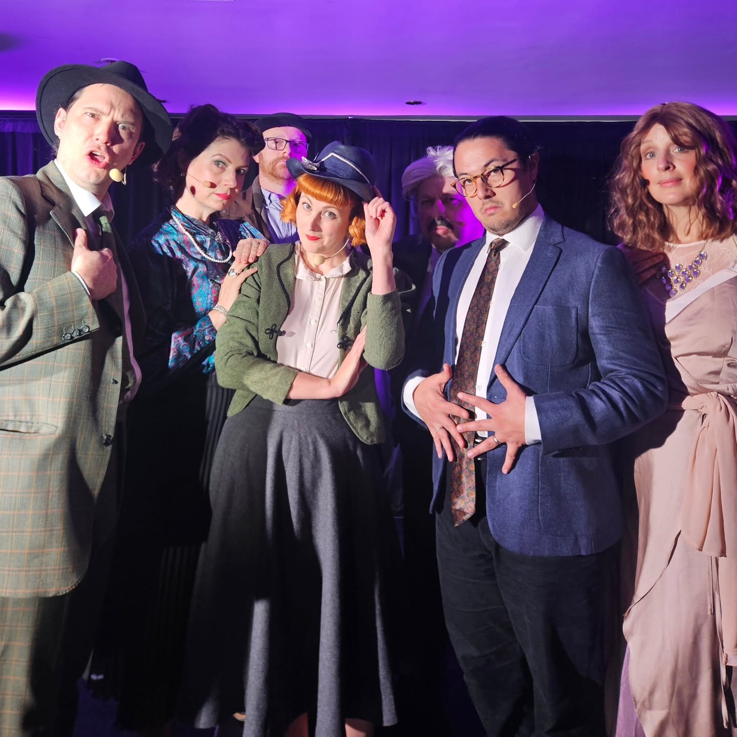 Yet another murder was committed last night here in Murder Village, and this time it was an officer of the law who was done in! These killers are getting bolder. Superintendent Barry Steel was beaten with a cosh by amnesiac muse Marilyn Forget-Meenot