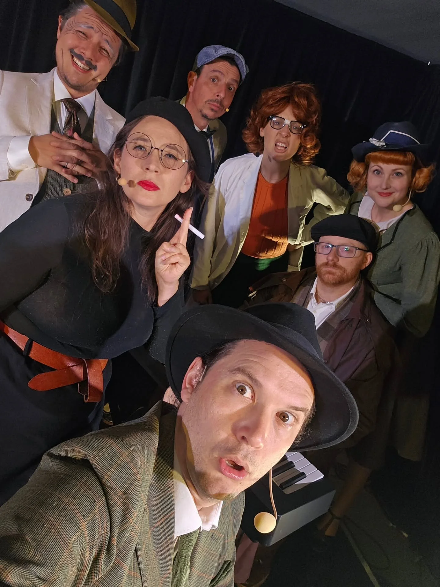 Things really blew up last night at Arts Centre Melbourne when explosive scientist Loretta Rogers was murdered by beat poet Kerry Whack! Quite the to-do. Tonight is our 13th show for the season and rumours are that the vibe is about to get a little s