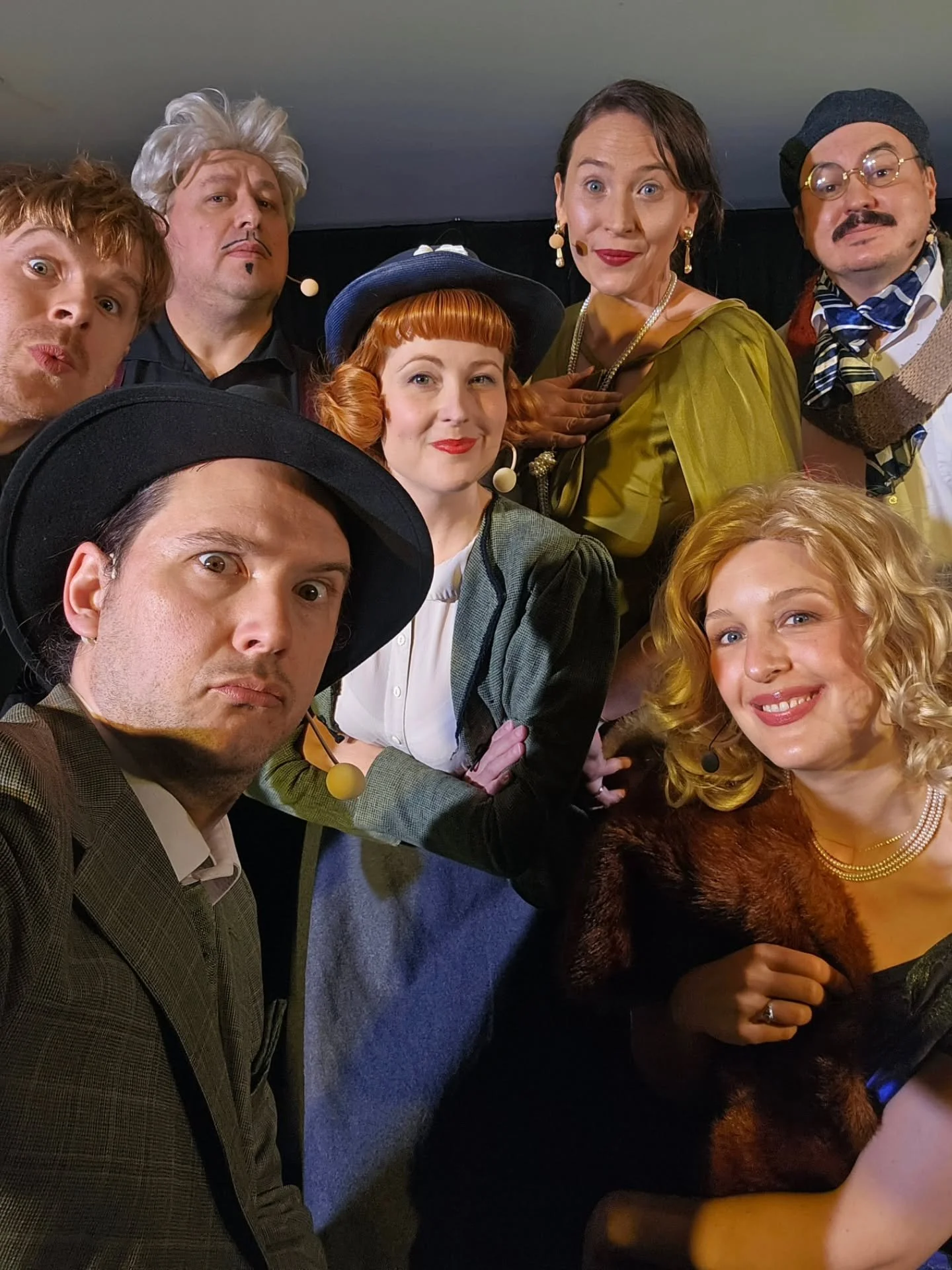 Murder! And what a murder it was - butterfly collector Wilberforce Giddey did in multi hyphenate Elizabeth Farrington-Windsor-Smythe in front of a wonderful sold out Friday night crowd! Tonight and tomorrow's shows only have few tickets left so make 