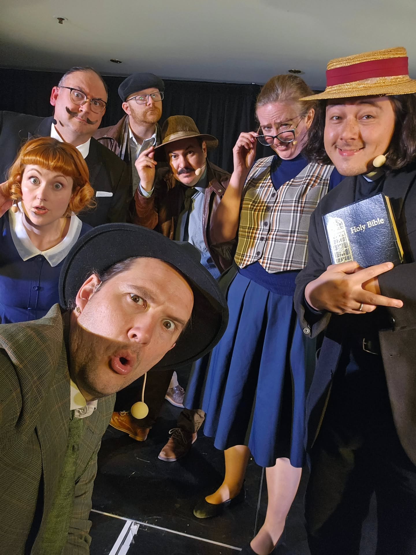 Death and diplomacy ruled our Thursday night mystery, when Norwegian diplomat Balthazar Julius von Meetl&ouml;f was murdered by phone operator Cathy Chatterley - with a hard cover Agatha Christie novel, no less! Tonight's show is booked out, and so i