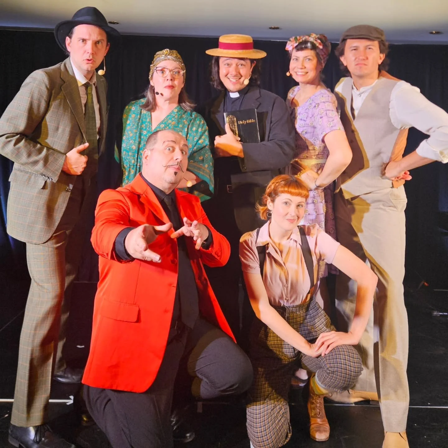 FIN! Thank you to all the amazing peope who came to visit the village this MICF, you are all clever clogs indeed. Now that Lady Flora L'arrangement has been buried in our 22nd show, there will be no more murders in Murder Village for a while, we reck