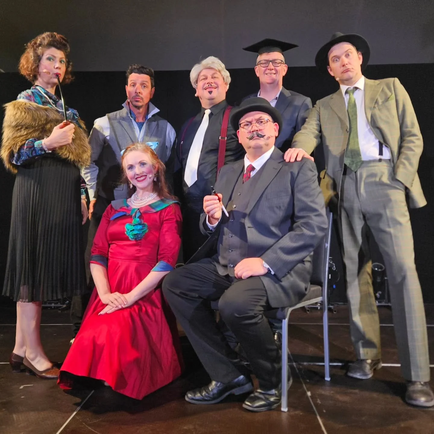 Last night, death took to the skies! There was a murder on a luxury aircraft inbound to Murder Village, when little Agatha Pantha (who else?!) killed Teddy Brewster (the Earl of Wooster) with the hardened crust of a Christmas pudding that had been in