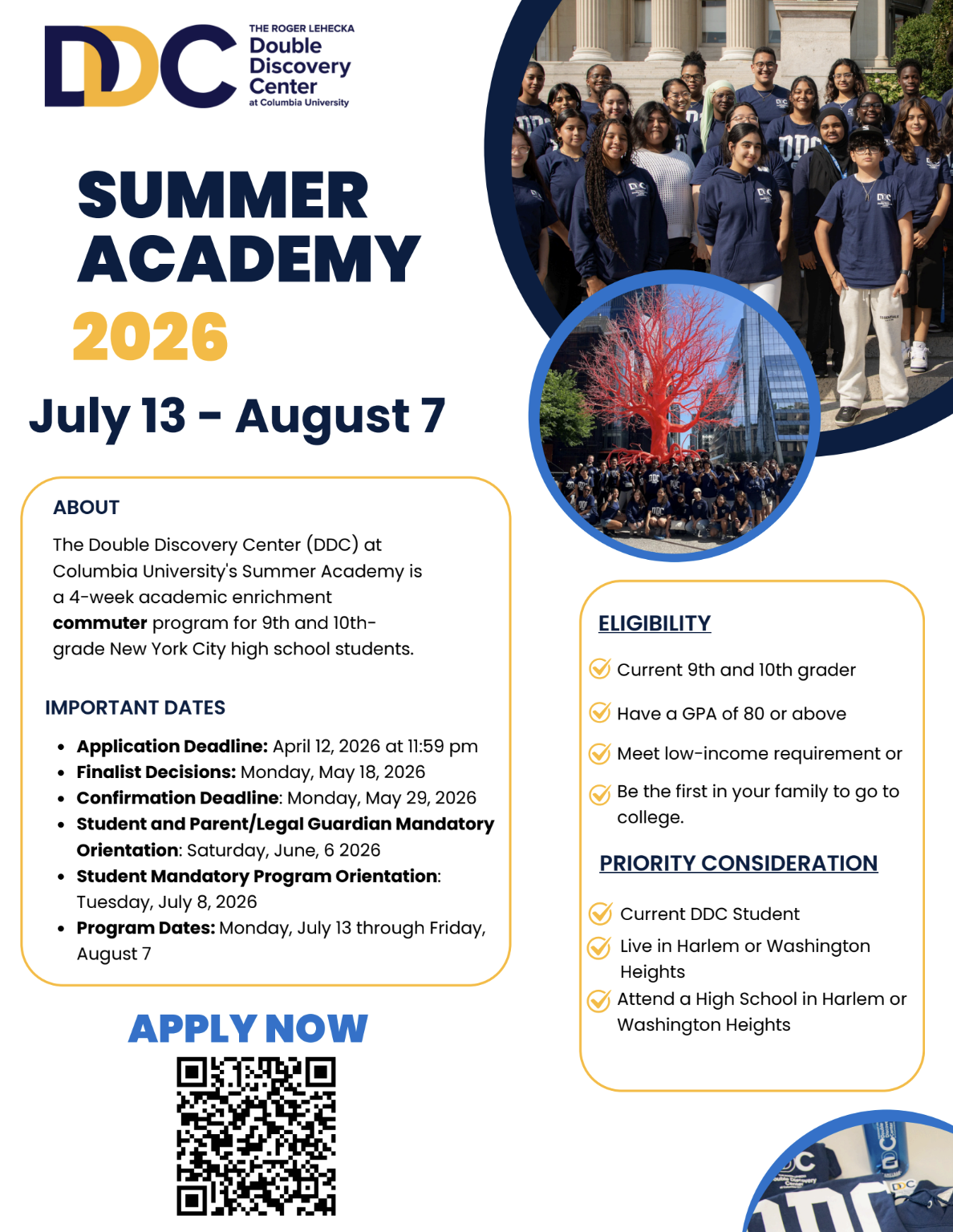 Summer Programs 2026 — Institute for Collaborative Education