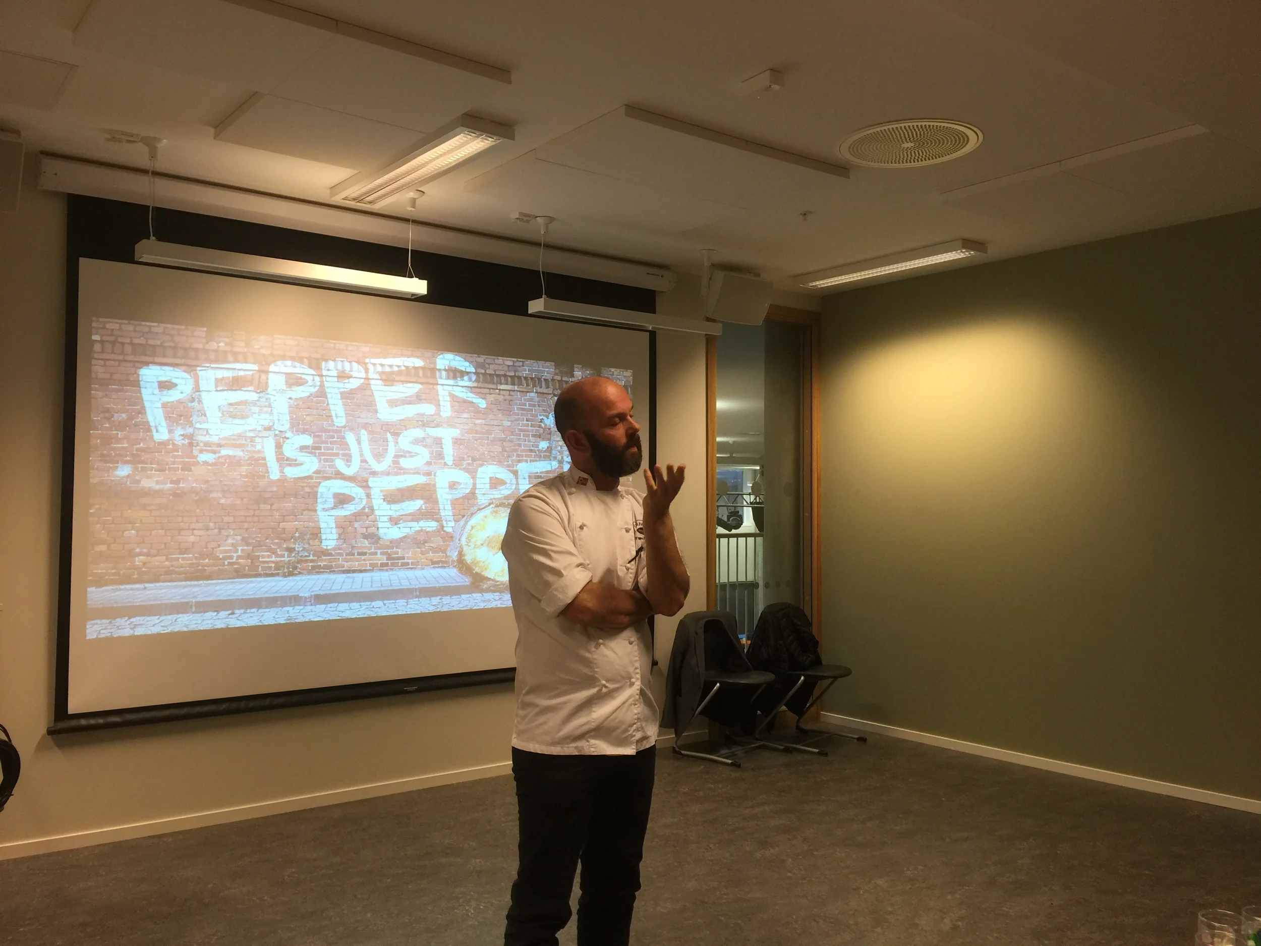 Yngve er engasjert og stolt ambassadør for pepper og andre krydderier.