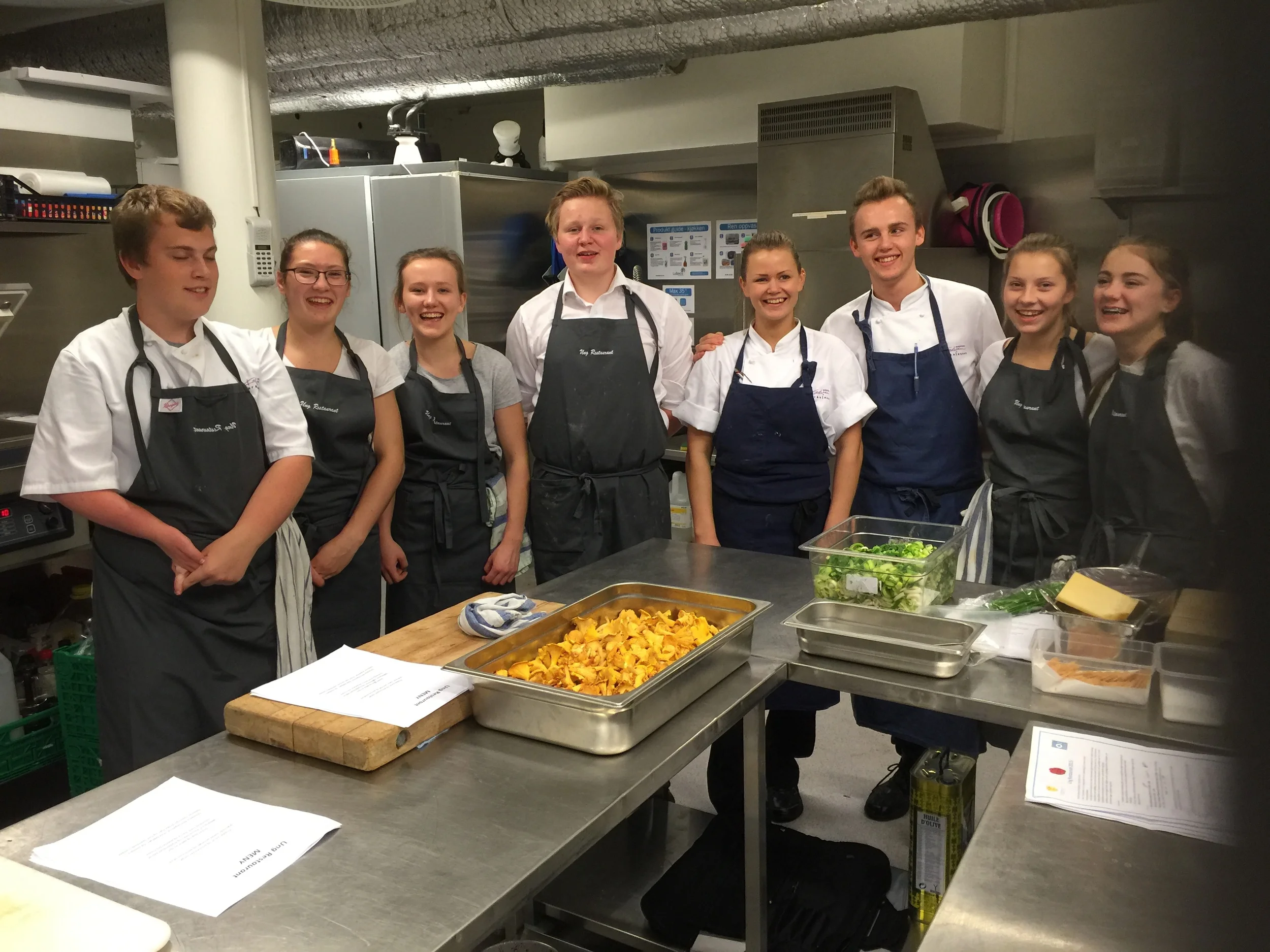 Hoeggen ungdomsskole, Vinnerne av Ung Restaurant 2015 hos Søstrene Karlsen