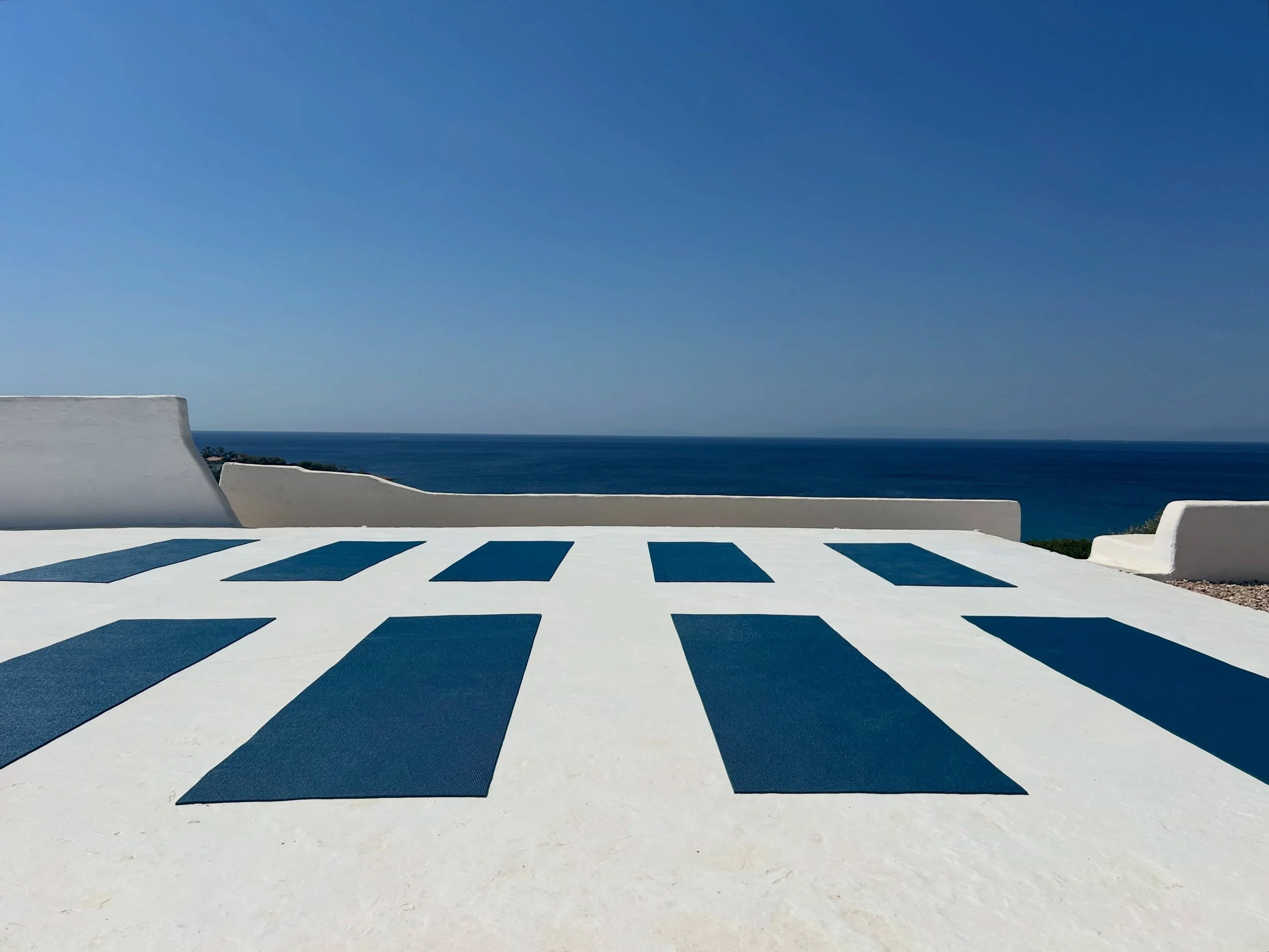 All Ready for Yoga with a View #athens #seaview #for hire #greekilsands