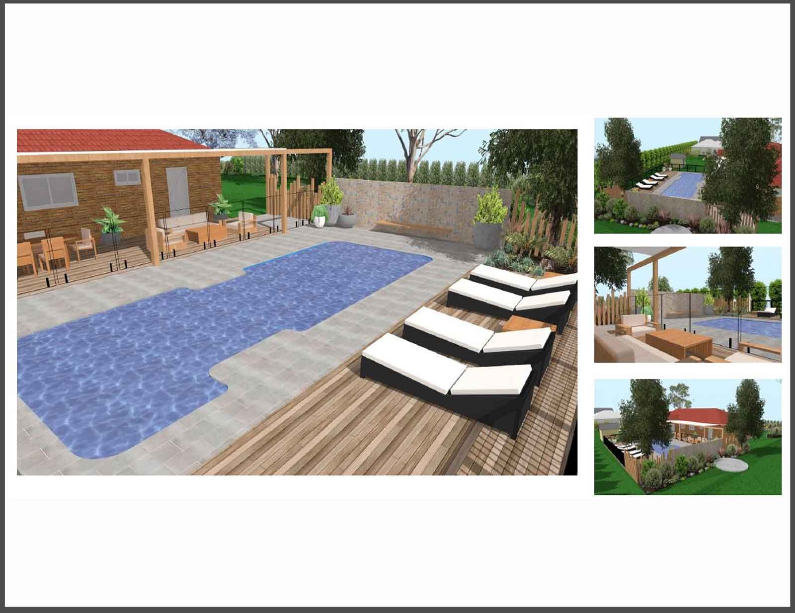 3D Pool Design Nelson Bay