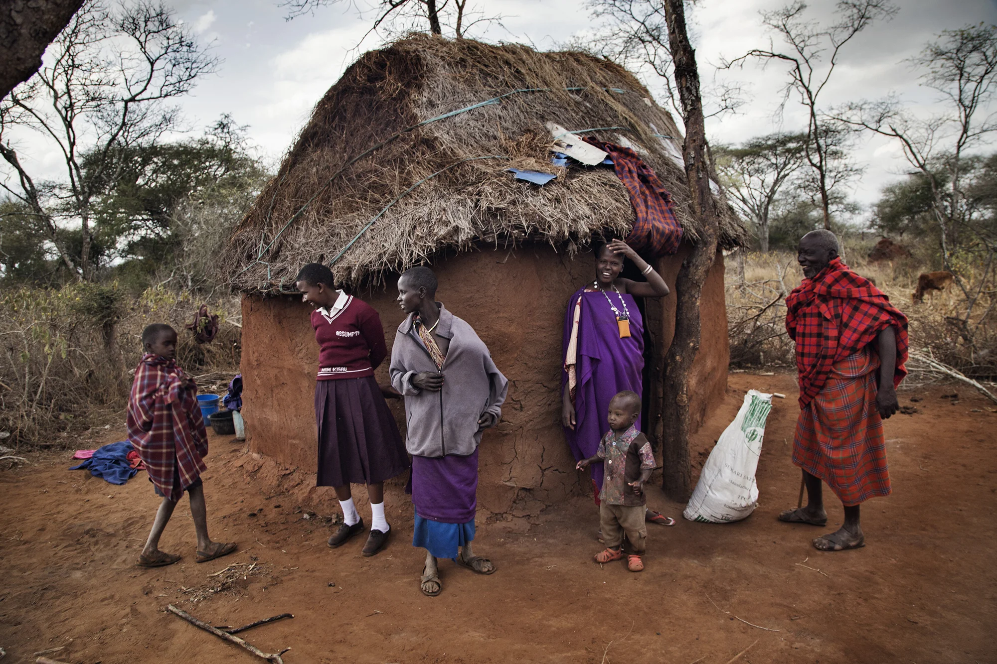  Taking Naomi Home for two weeks meeting Massai parents and family. Her family were trying to make her marry when she was 11 so the local leaders took her to a boarding school, away from her family. She can visit in the holidays. 
