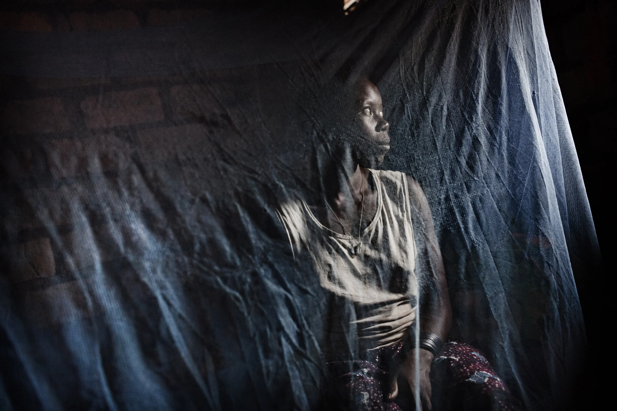 Felicite Mboligassie 26 years old with 3 children. She was abducted and made the wife of Odyambo. She was beaten regularly.