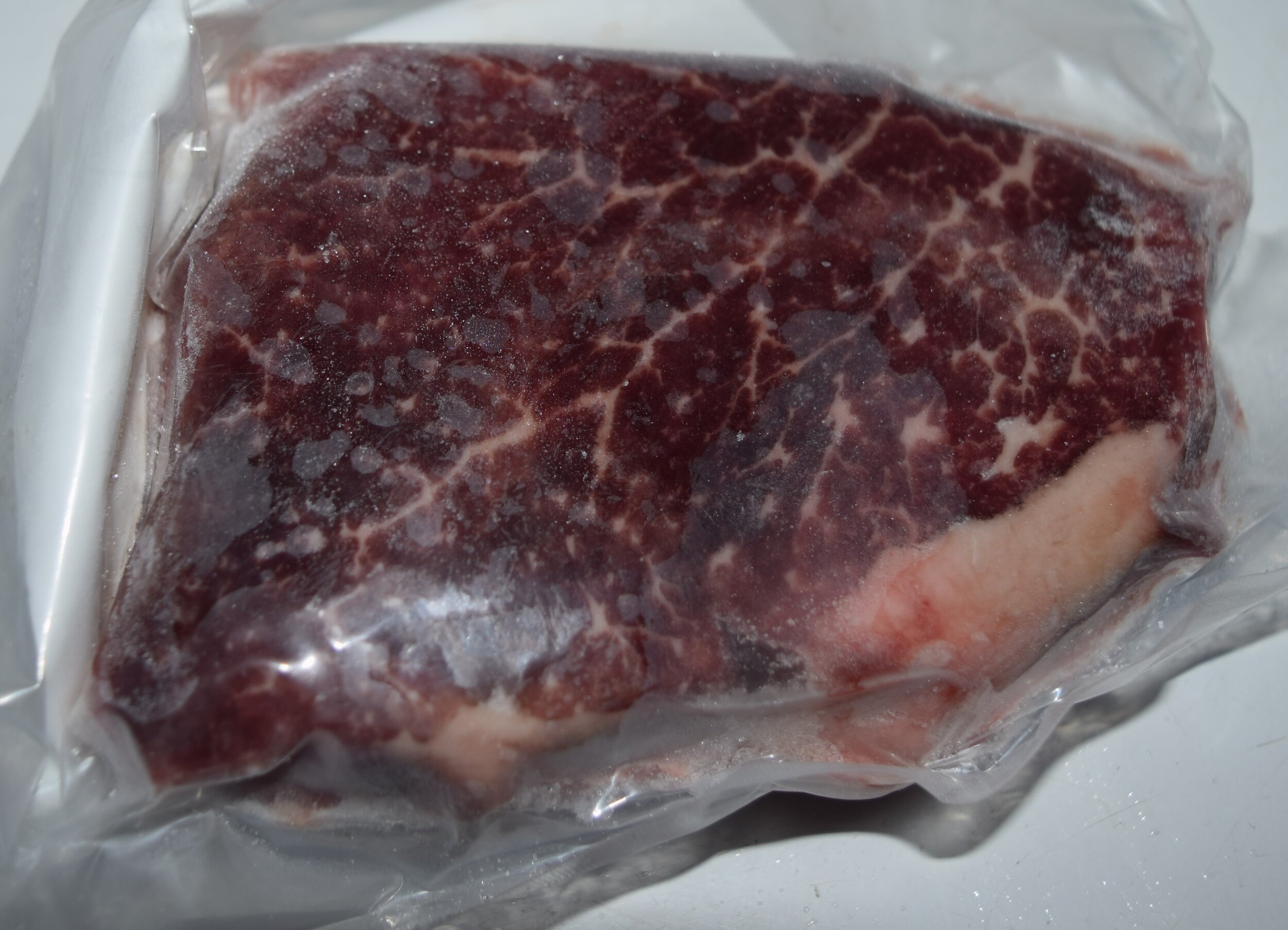 Pre-packaged Angus Steak, Filet Mignon from Mahoning Creek Farm in Smicksburg, PA.