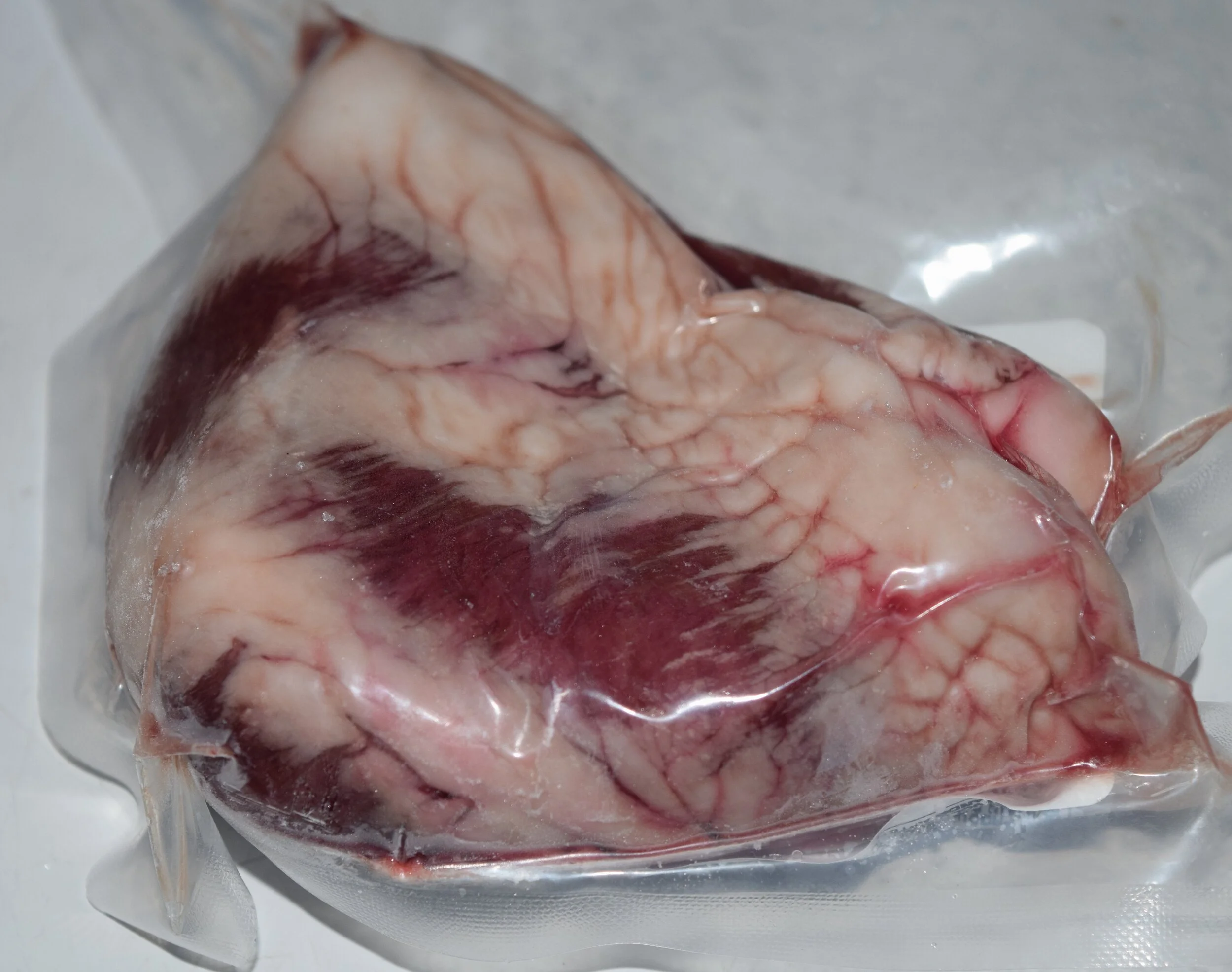 Pre-packaged Lamb Heart from Mahoning Creek Farm in Smicksburg, PA.
