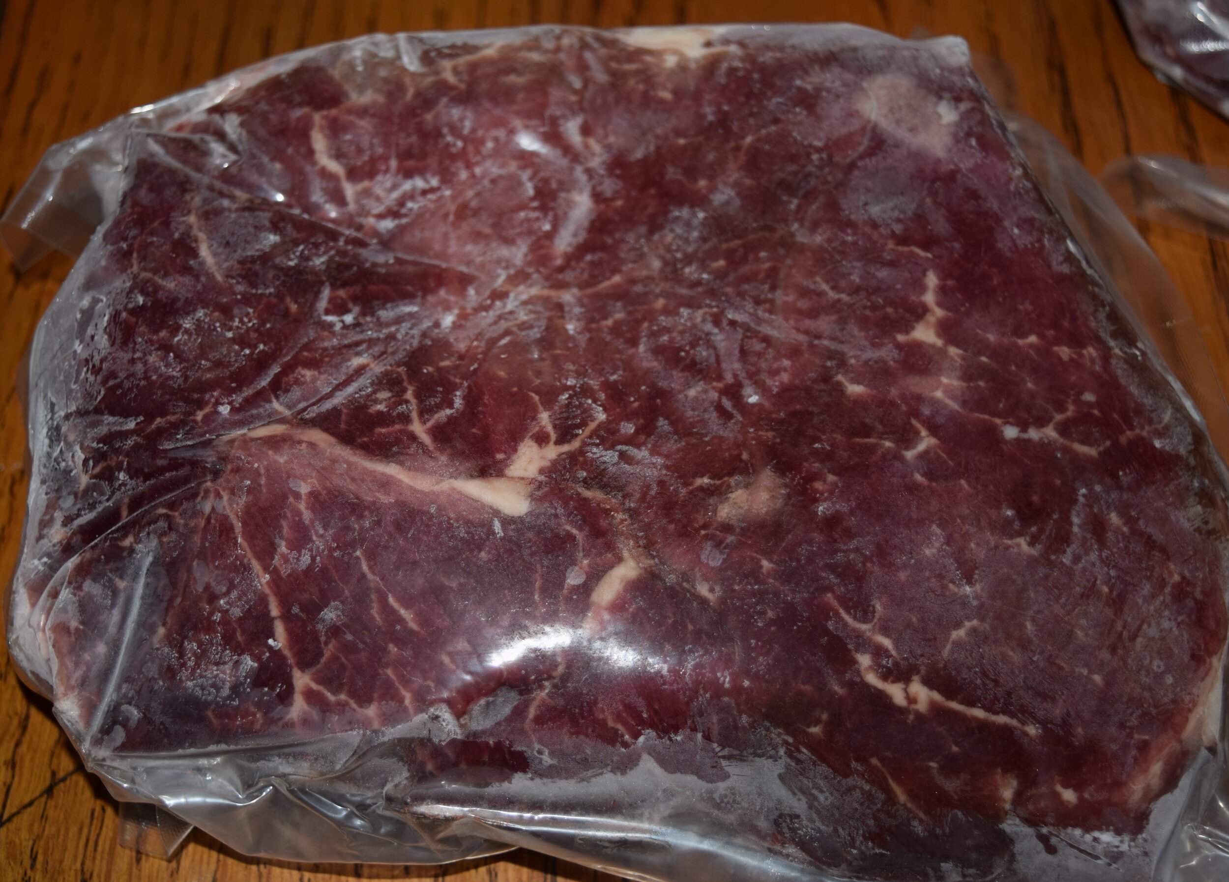Pre-packaged Angus Roast, Sirloin Tip from Mahoning Creek Farm in Smicksburg, PA.