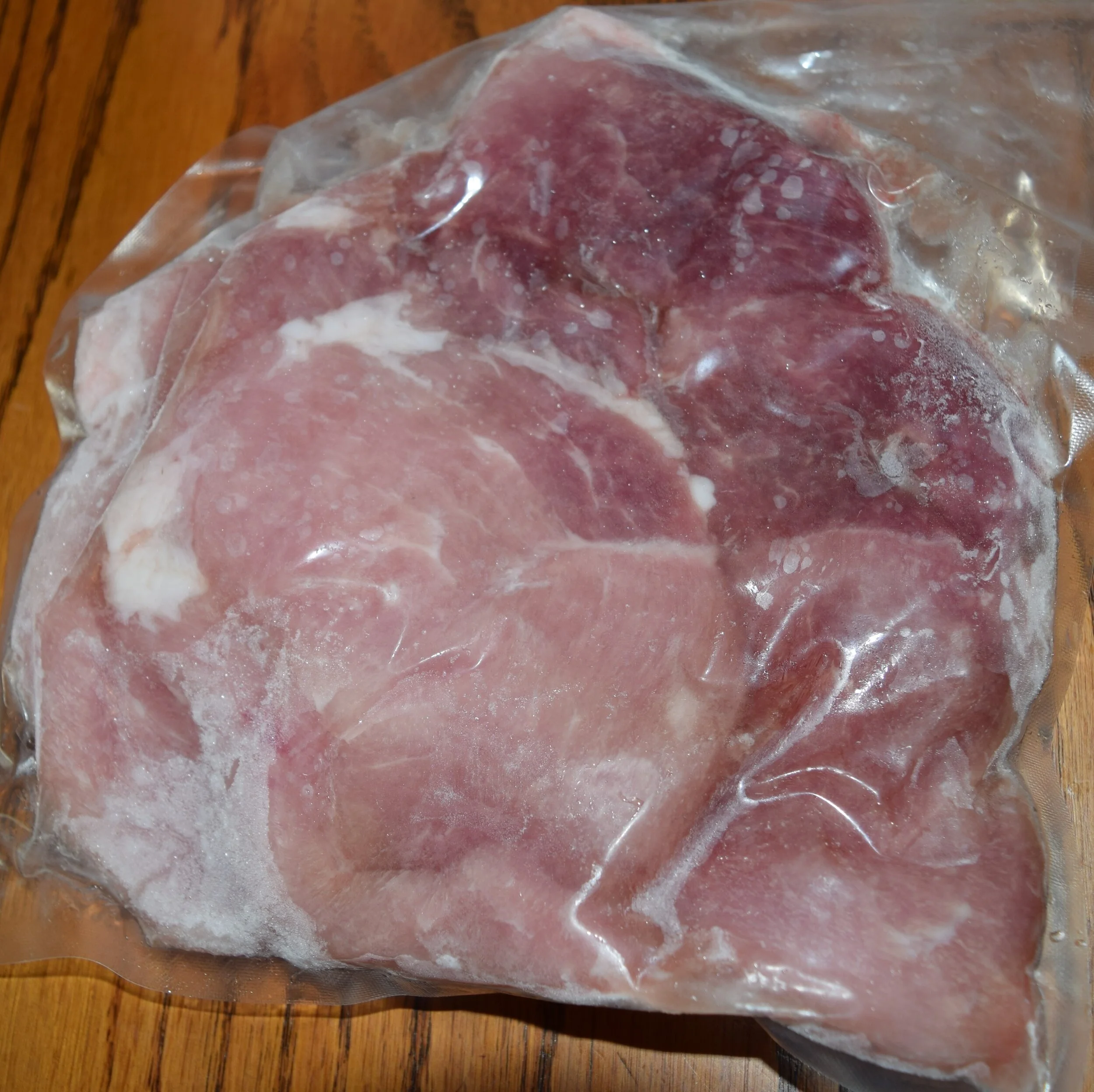 Pre-packaged Pork Cutlets from Mahoning Creek Farm in Smicksburg, PA.