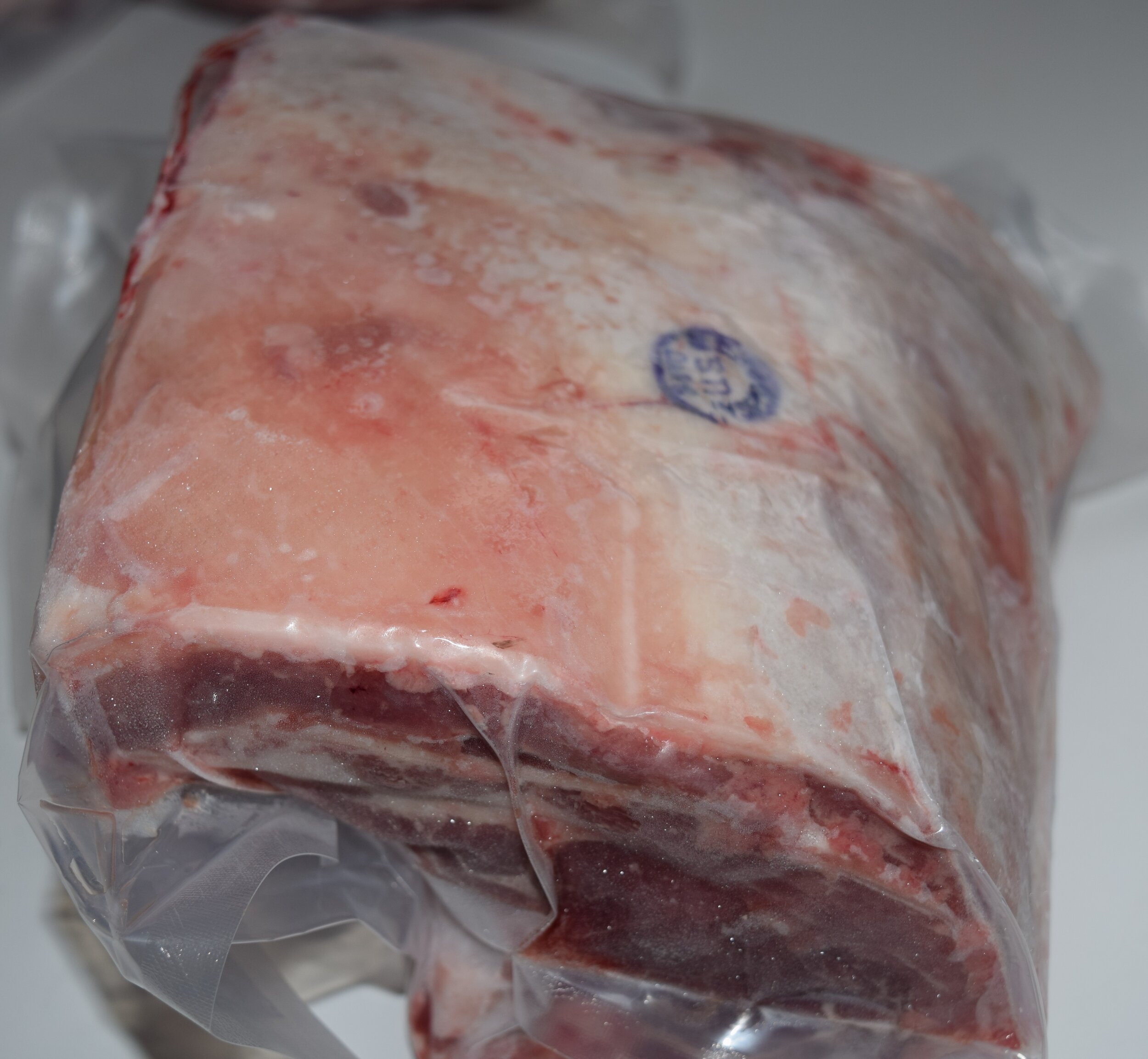 Pre-packaged Lamb Roast, Shoulder (Bone-in) from Mahoning Creek Farm in Smicksburg, PA.