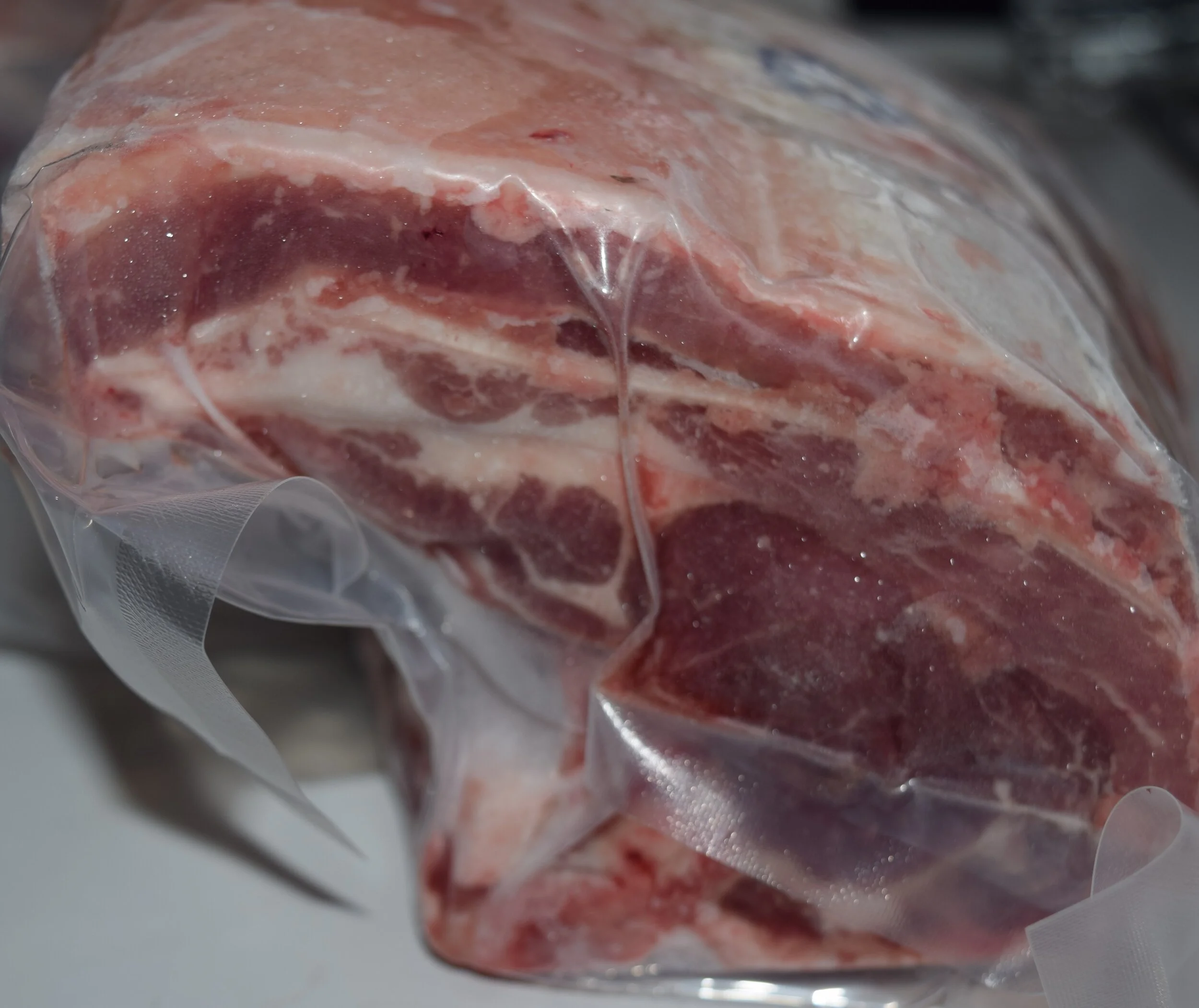 Pre-packaged Lamb Roast, Shoulder (Bone-in) from Mahoning Creek Farm in Smicksburg, PA.