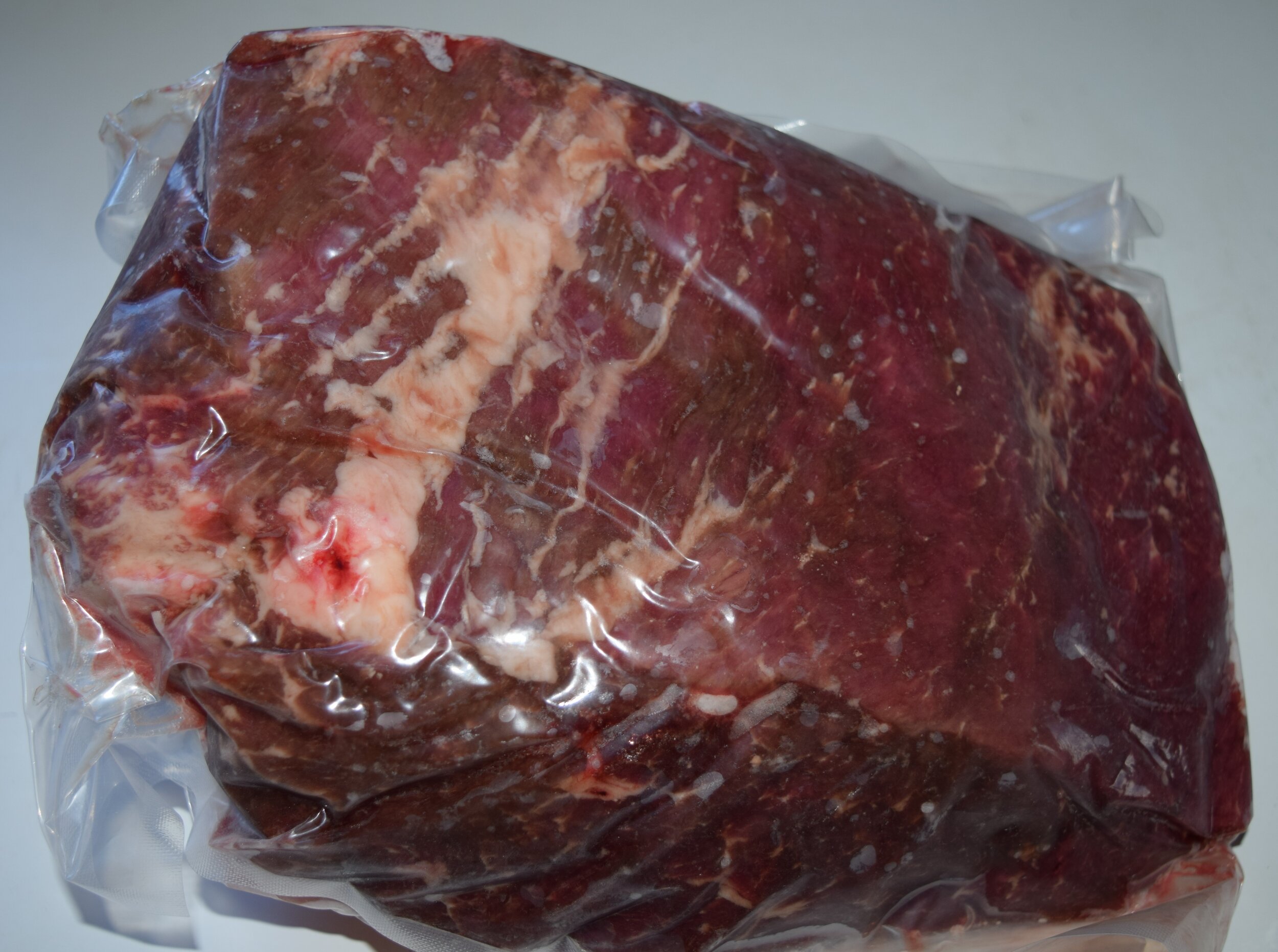 Pre-packaged Angus Roast, Round from Mahoning Creek Farm in Smicksburg, PA.
