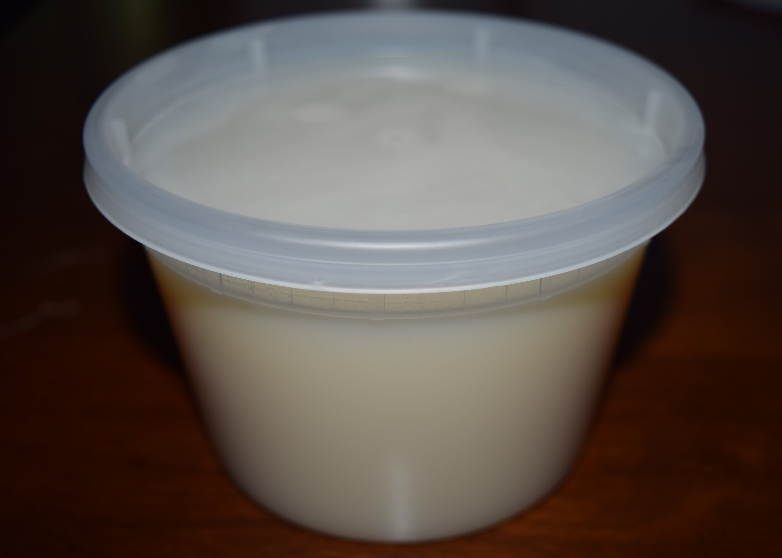 Pre-packaged MCF Lard from Mahoning Creek Farm in Smicksburg, PA.