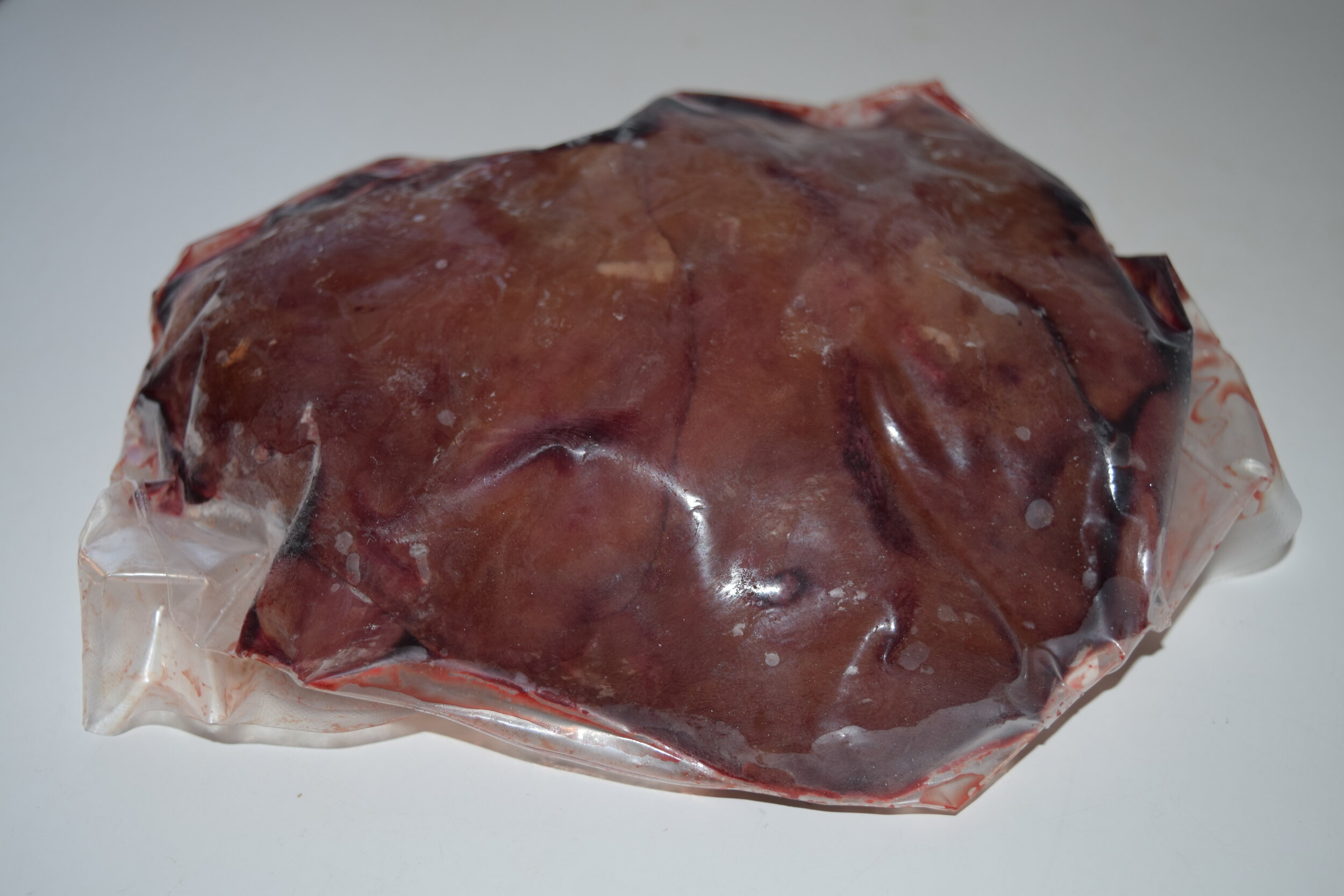 Pre-packaged Lamb Liver from Mahoning Creek Farm in Smicksburg, PA.