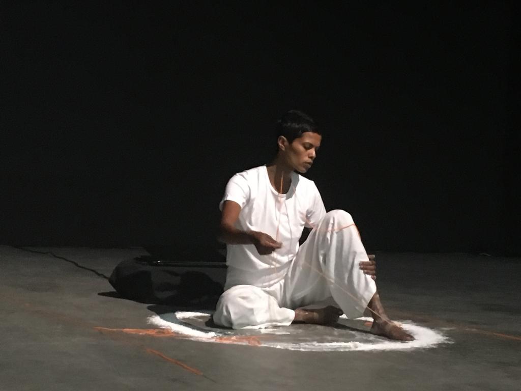 Undiscovered country, still from performance at Artstage, Singapore, 2019