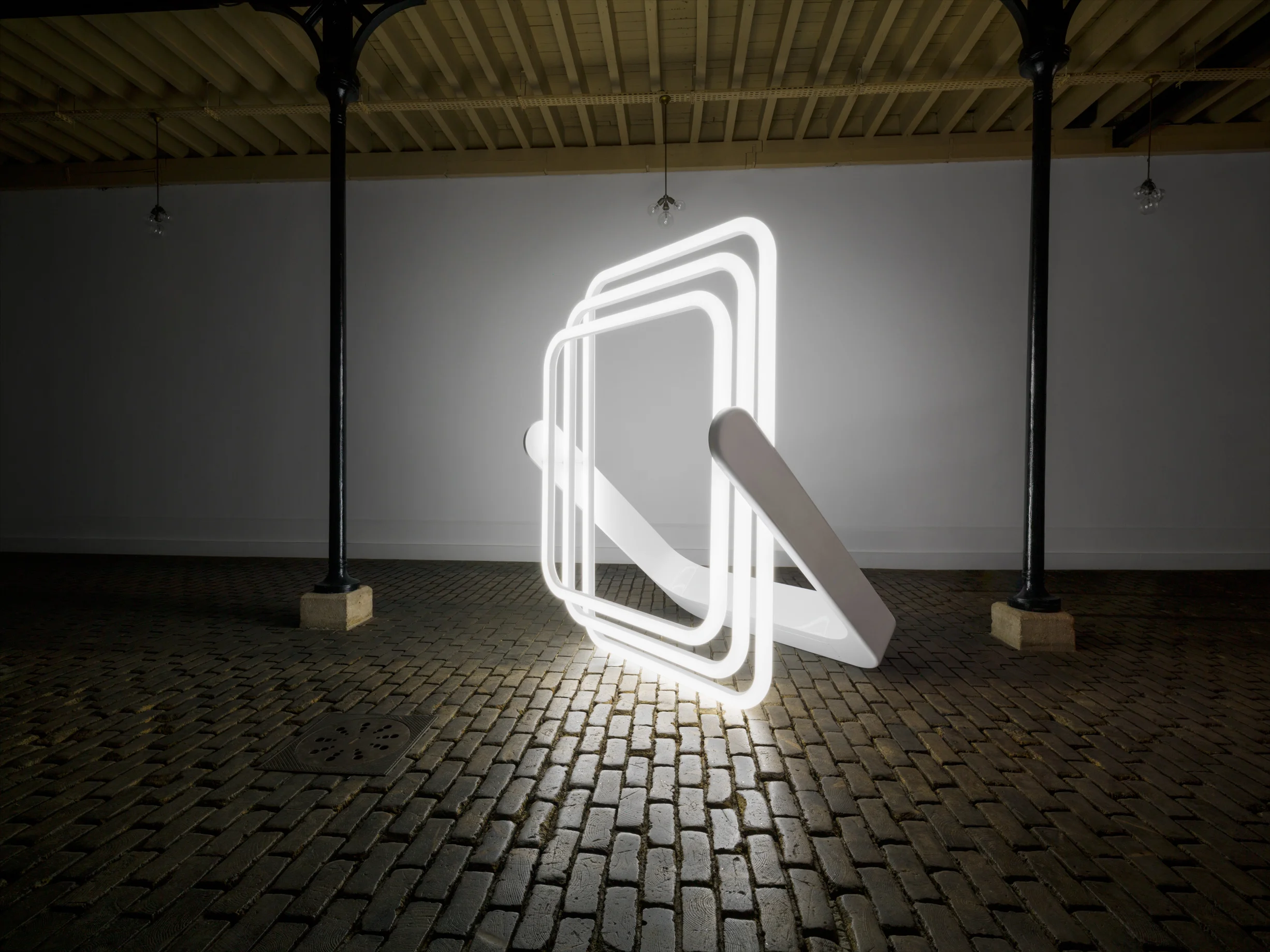 The 3CL has been created to rethink the interation between the user and a lamp while maintaining the idea of movement. The inspiration came from the folding chair (Chaise Longue) reshaped into a lamp. The 3CL offers different positionning : folded and unfolded, depending on your creativity. A combination of new technology and innovative design using LED and PMMA. Dimensions: Standard version Unfolded H 124 cm x W 83 cm x D 87,2 cm Folded H 147,7 cm x W 14,4 cm x D 87,2 cm XXL version Unfolded H 206,7 cm x W 137,2 cm x D 144,7 cm Folded H 236,4 cm x W 24 cm x D 144,7 cm Other colours available.