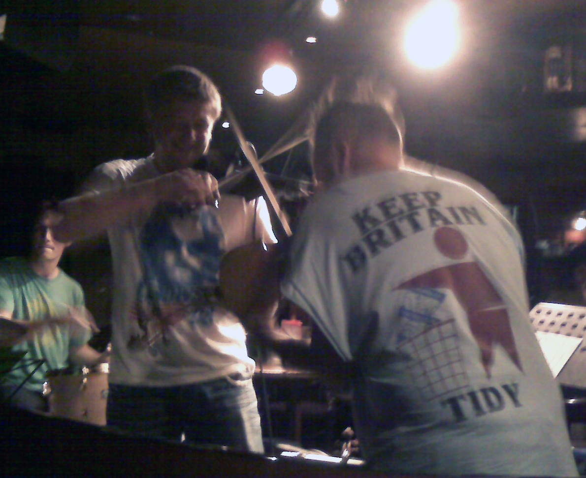 Nigel Kennedy and CG.  London 2009