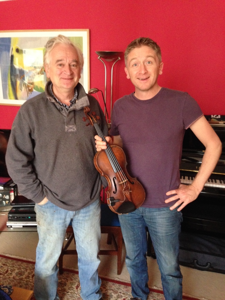John Dilworth, the ‘Garrick’ and CG, Richmond, on the occasion of the Garrick’s 20th birthday. Oct 2014