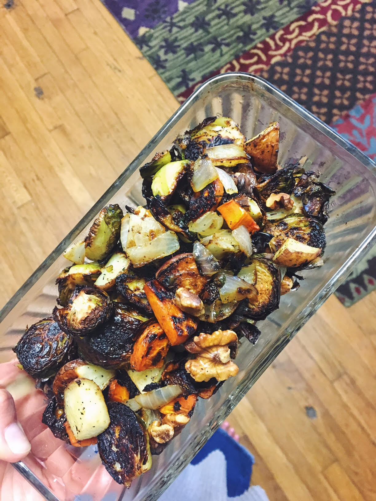 The other night I failed at Brussels sprouts. I completely burned them. :) #dailyfailure