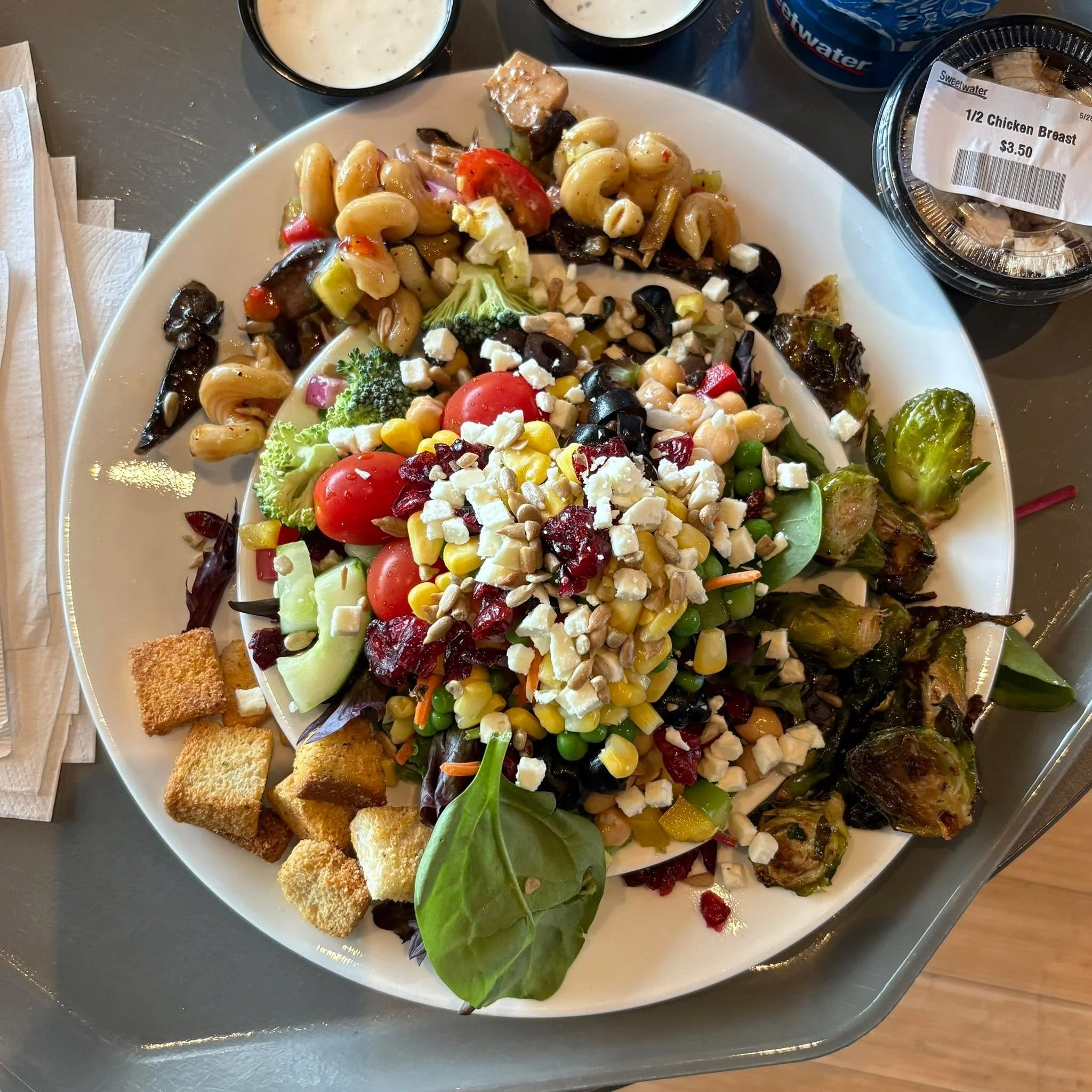Tasty salad at Sweetwater! #salad #eatyourveggies #sweetwater