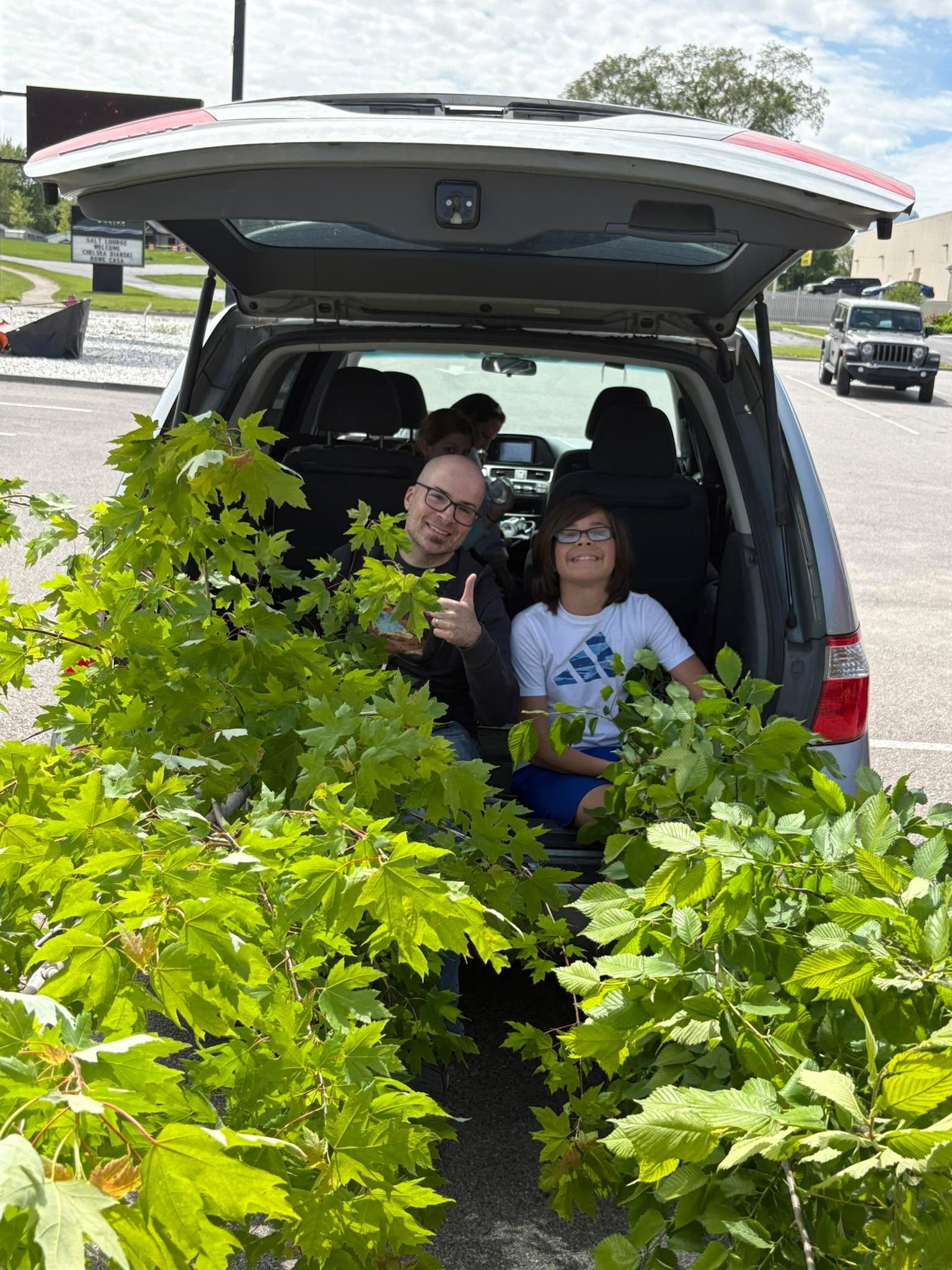 We bought some trees!