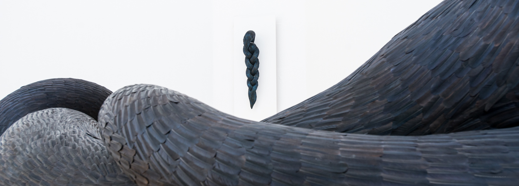  Splice &amp; Gyre (Exhibition View),&nbsp;Kate MccGwire, RWA,&nbsp;Bristol &nbsp;-&nbsp;Photo:&nbsp; Jon Craig  