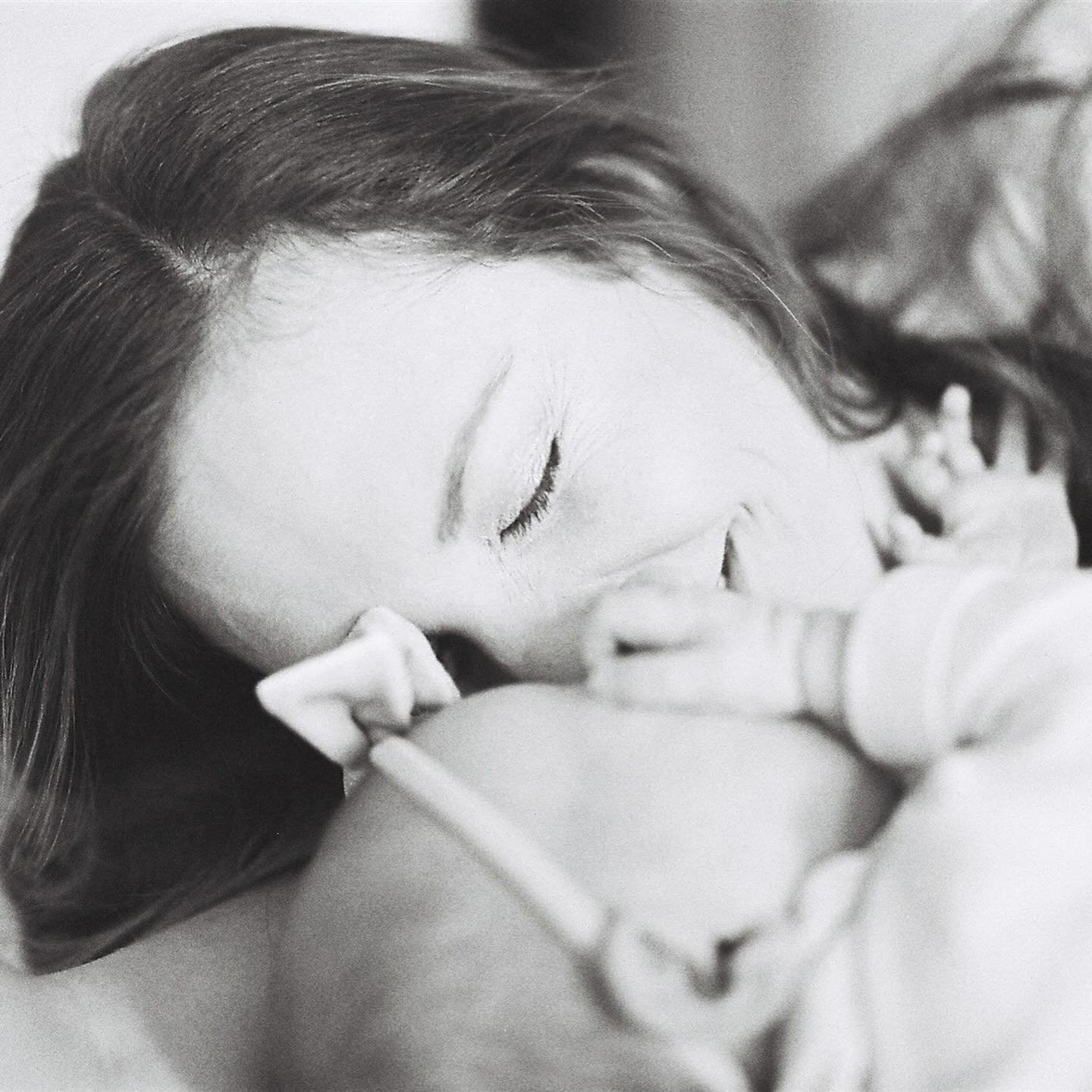 Some black &amp; white film faves from a winter newborn session because - Ohio in winter means you CAN shoot film, there&rsquo;s probably just no sun, so it has to be B&amp;W.