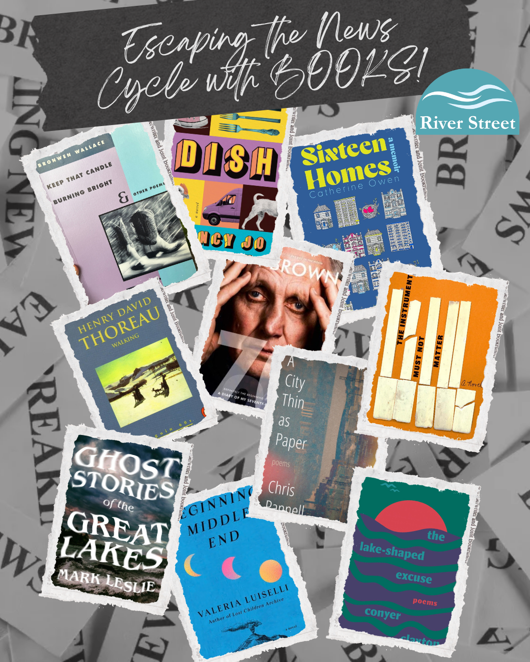 Escaping the News Cycle with BOOKS!
