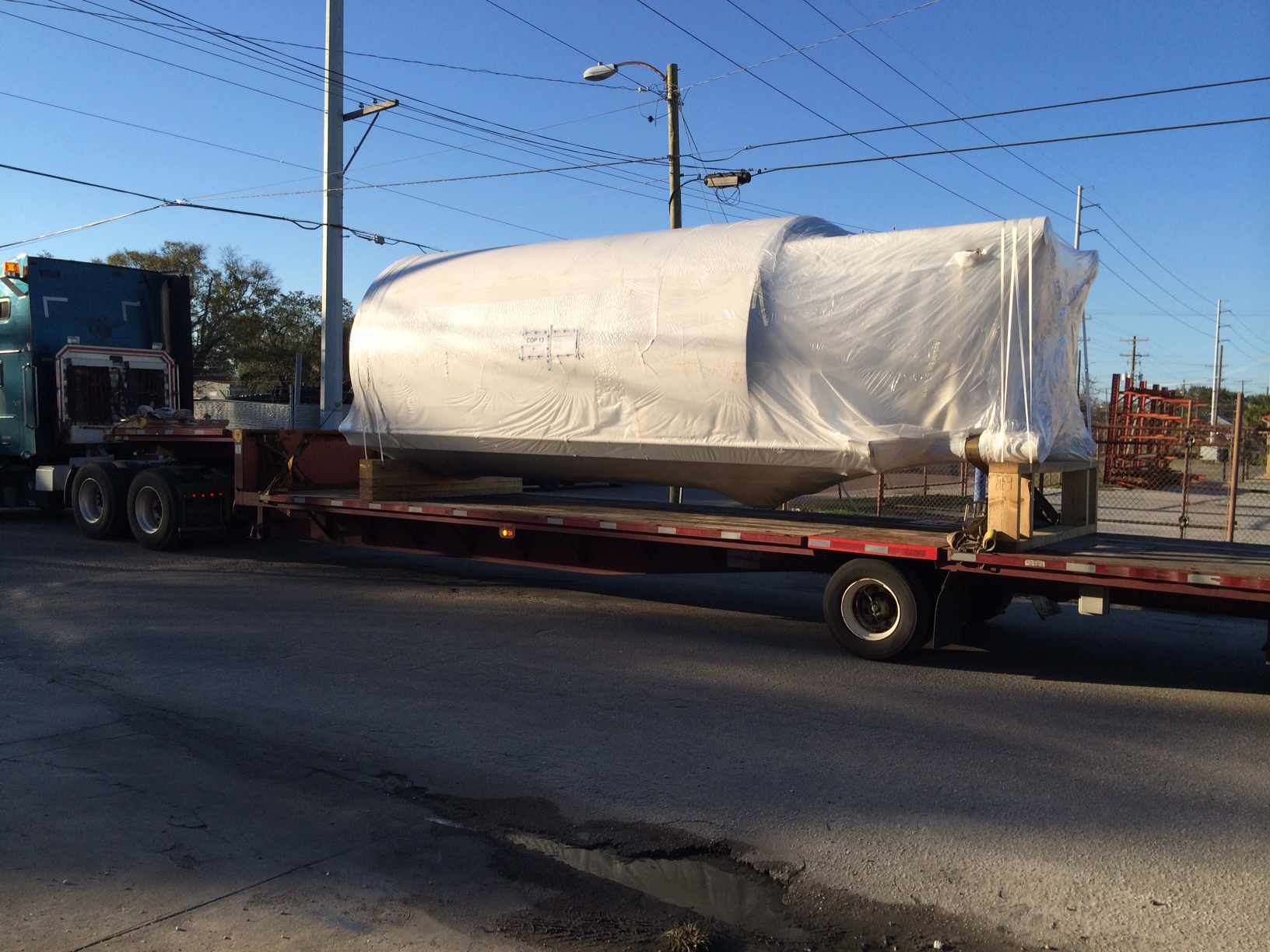 A bright tank shows up early!