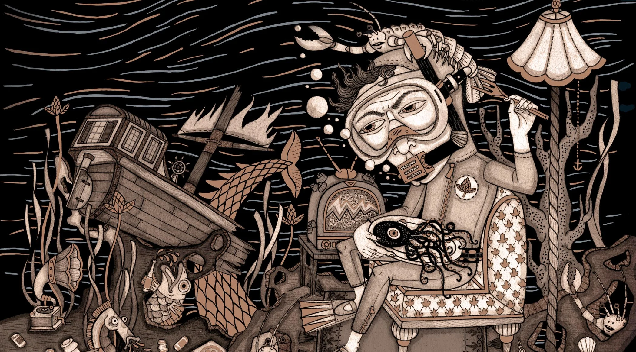 Free Dive Coppertail Brewing Co