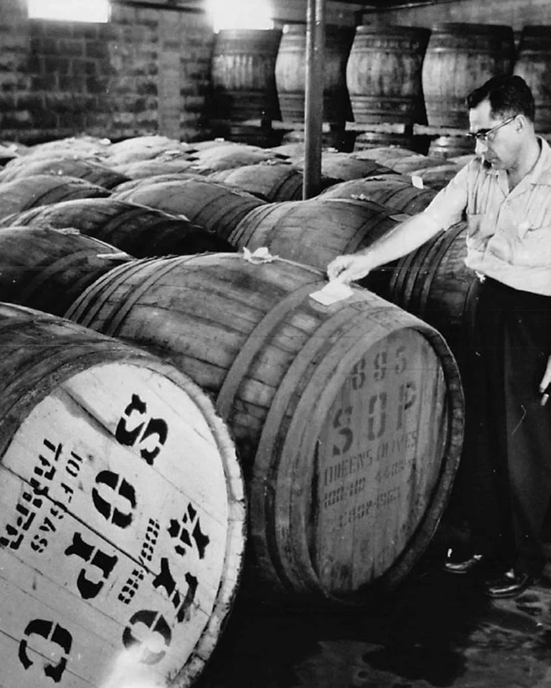  Olive barrel storage at Seville Olives (1920s) 