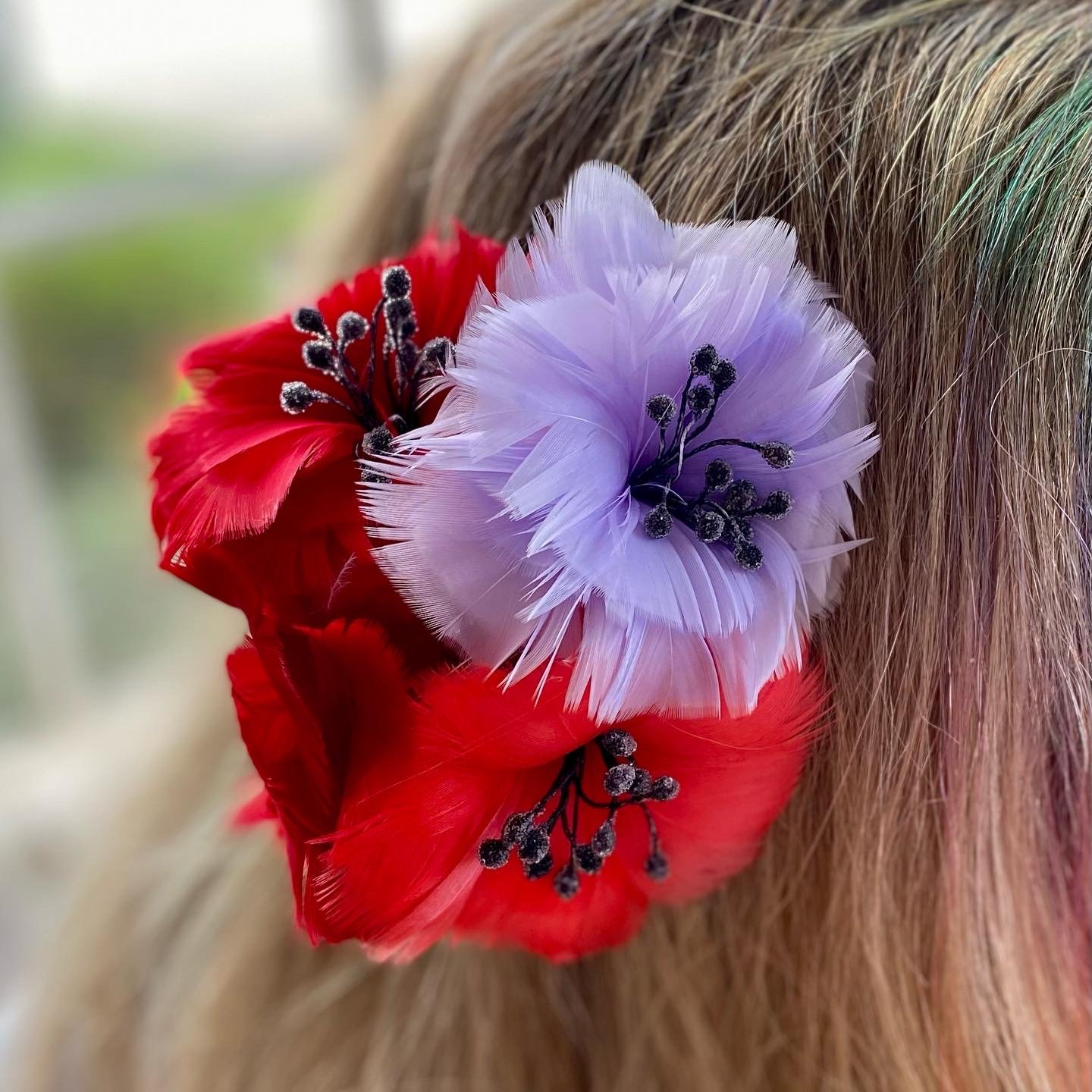 Feather Flowers