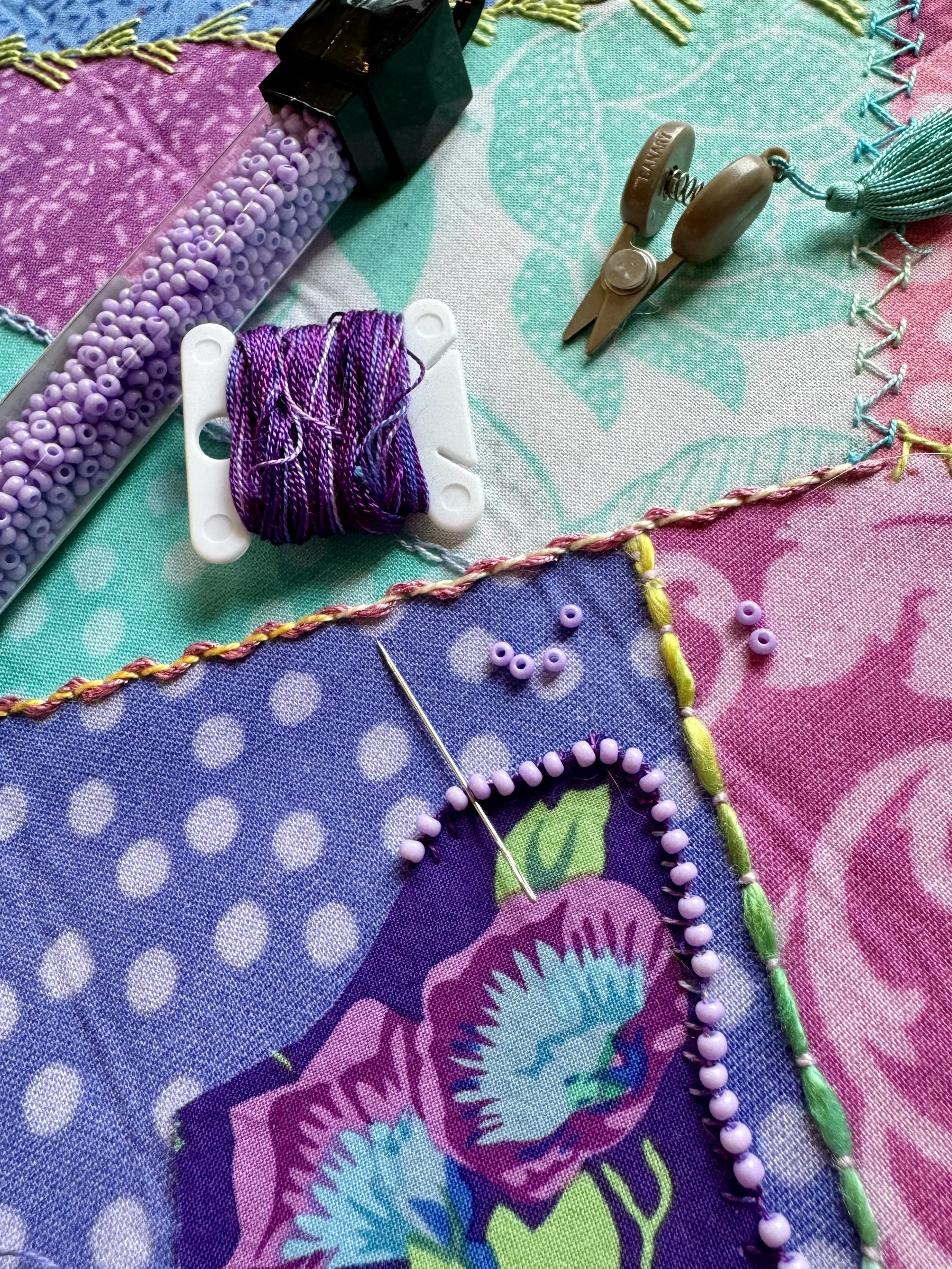 Crazy Quilt Embroidery