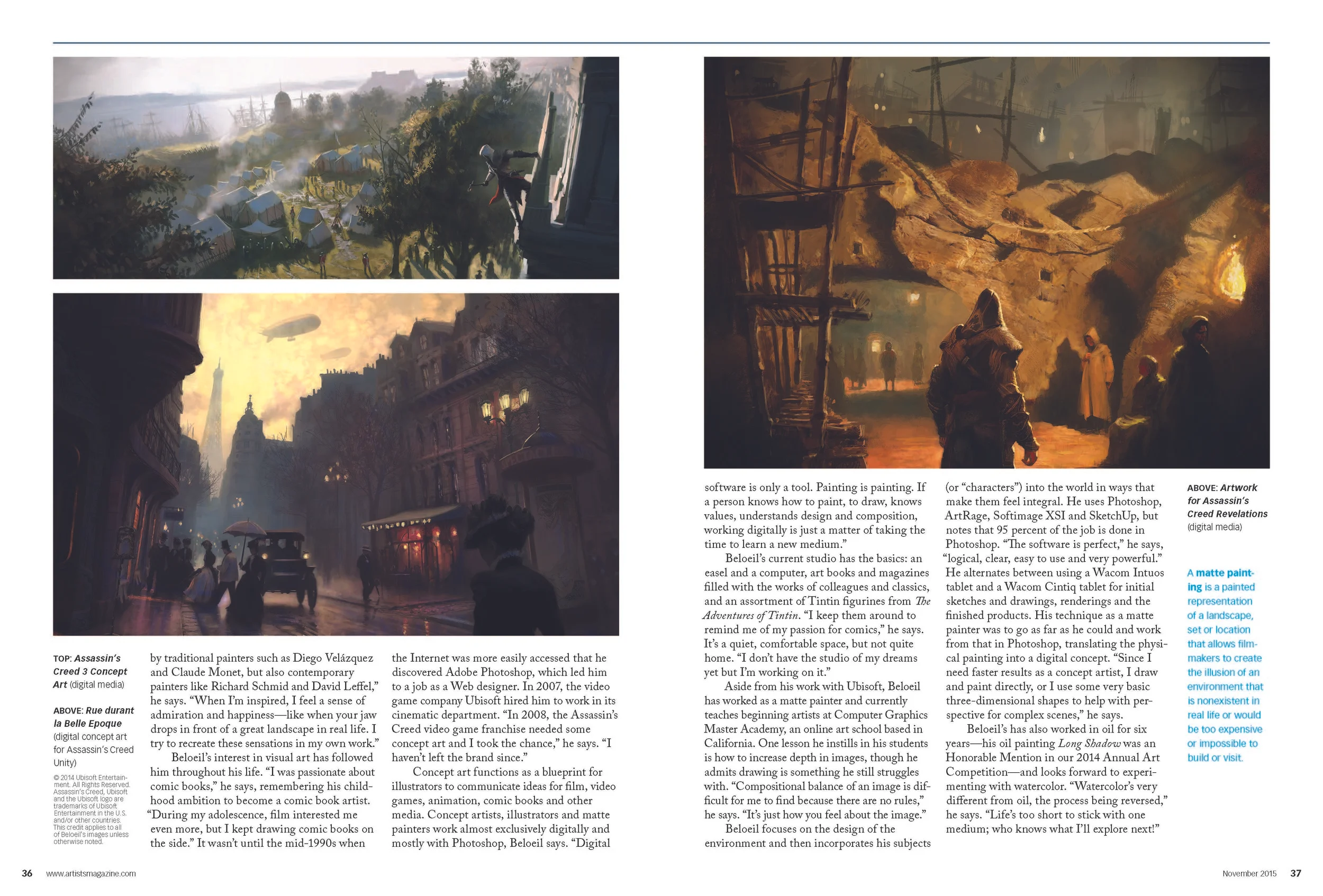 Concept art feature cont'd