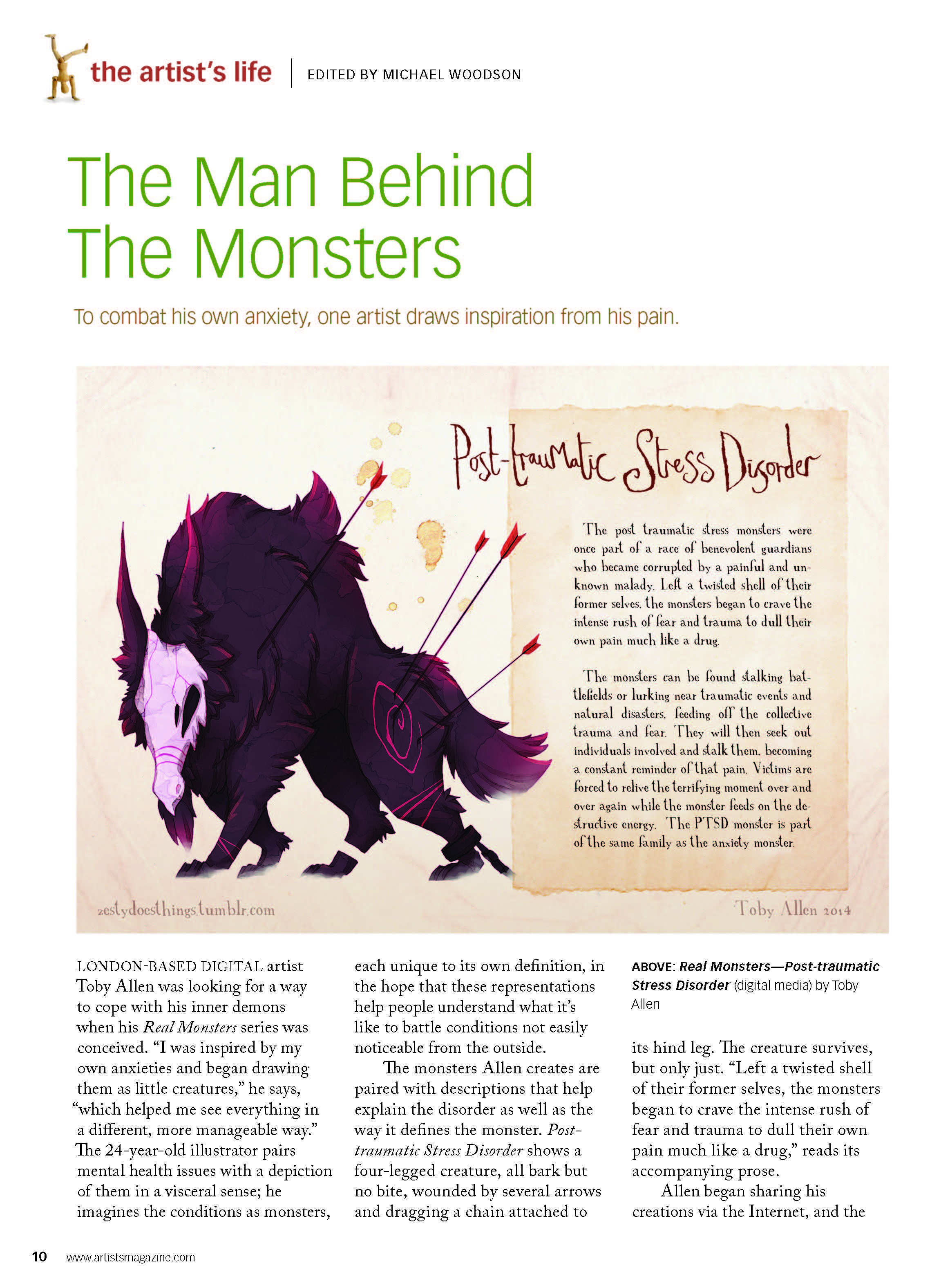 January/February 2016 Artist Life Column (1/3)