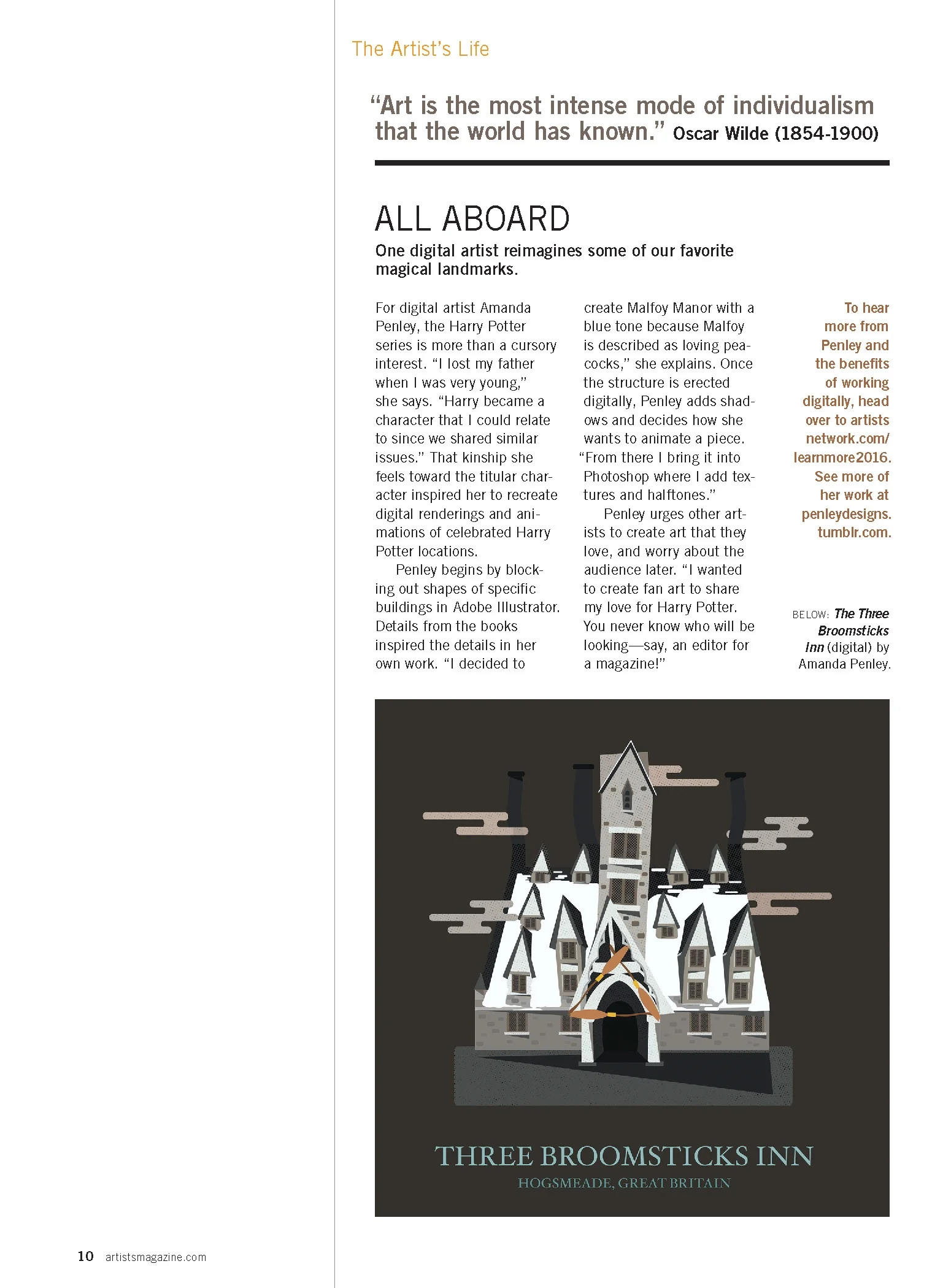 June 2016 Artist's Life Column (2/2)