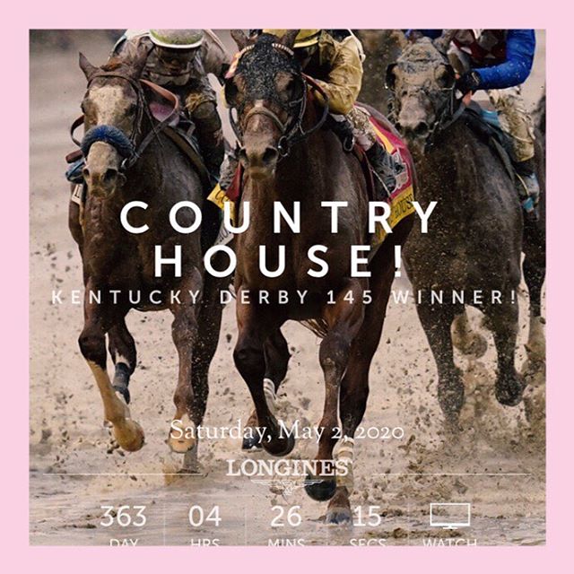 @kentuckyderby 2020 is less then a year away!!! What a wild and crazy finish to Derby 145!!! Congratulations Country House!!! 🐎👒🐎 #gobabygo #headcandi #kentuckyderby