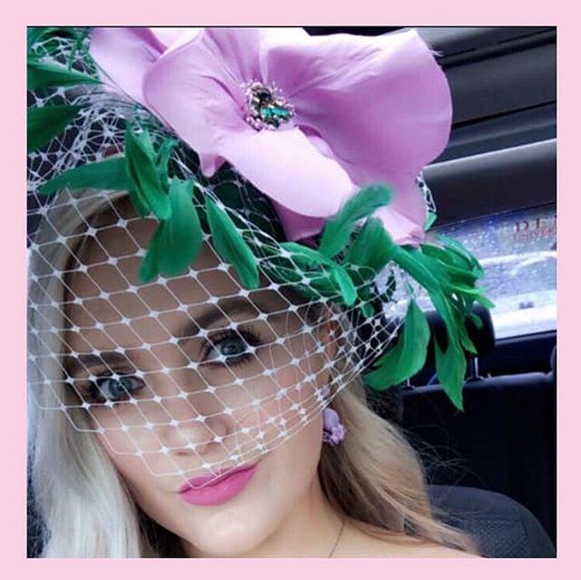 She&rsquo;s not only Slays Derby Day, she Slays E V E R Y D A Y!!!!! {check out our stories to see where this color inspiration came from!!! Hint: one of our favorite bloggers!!} #slayderbyslay #slayeveryday #headcandi #kentuckyderby #blaireadiebee #