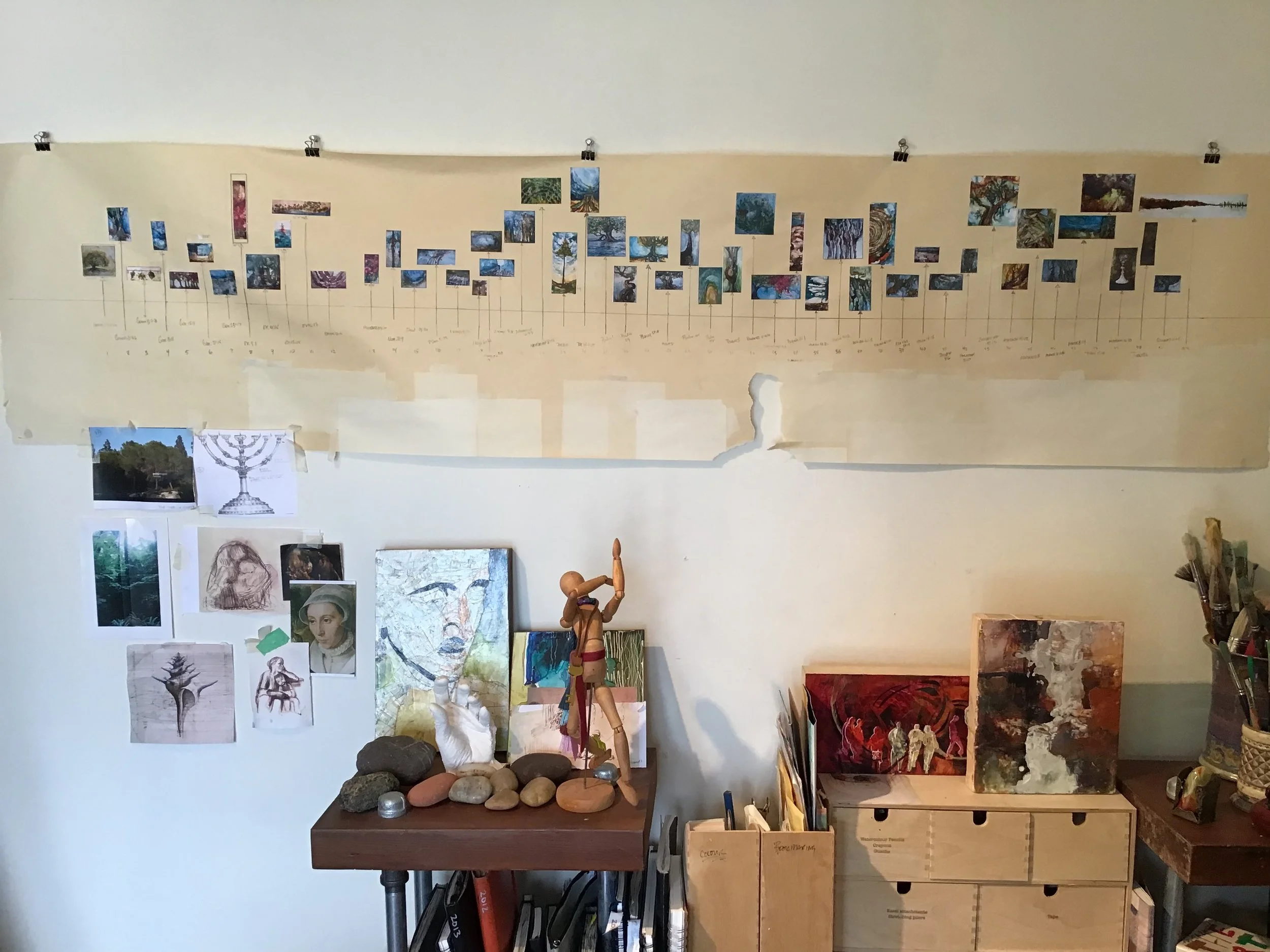 Trees of the Book wall map