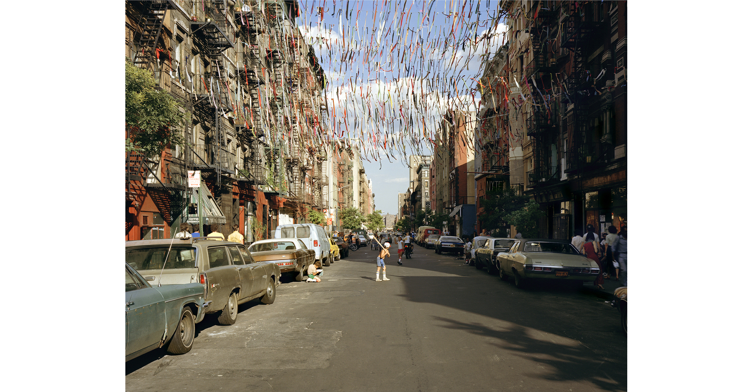 "East 4th Street, 1980" from the series Time and Space on the Lower East Side 1980 + 2010