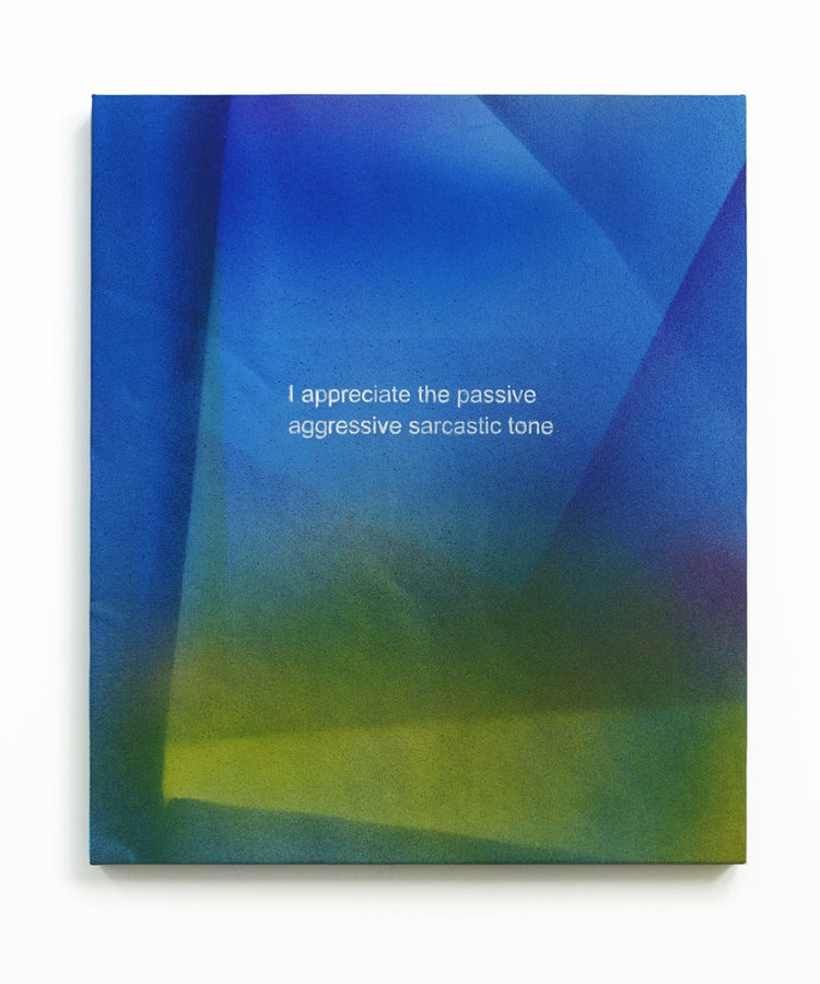  Allison Wade  Passive Aggressive  Acrylic on Canvas 20 x 24 in. 