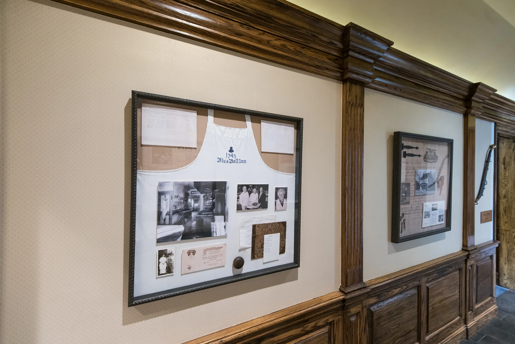 Blue Bell Inn, Historic Shadow Boxes