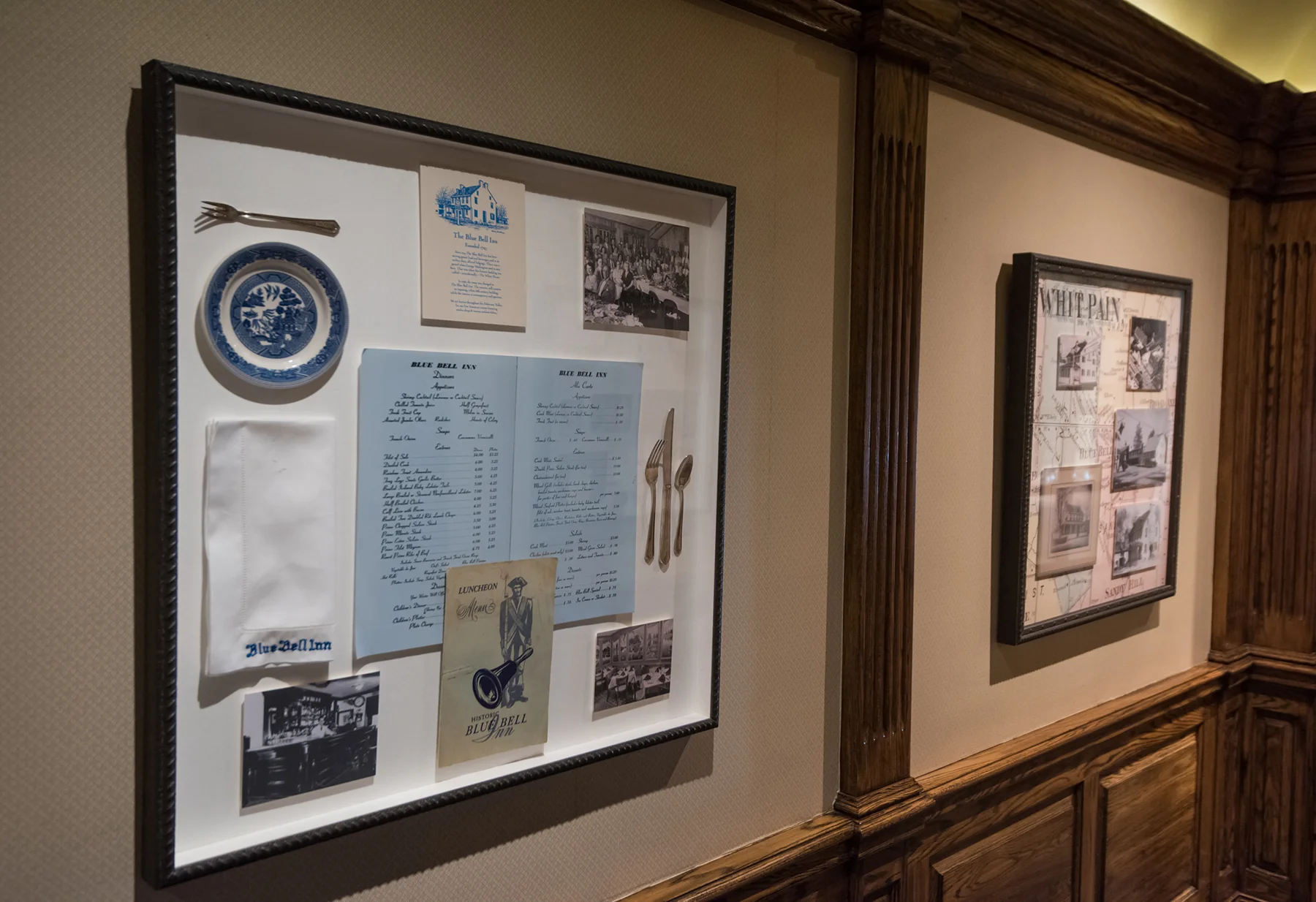 Blue Bell Inn, Historic Shadow Boxes