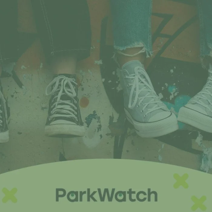 Young girls feet on the front page of a report