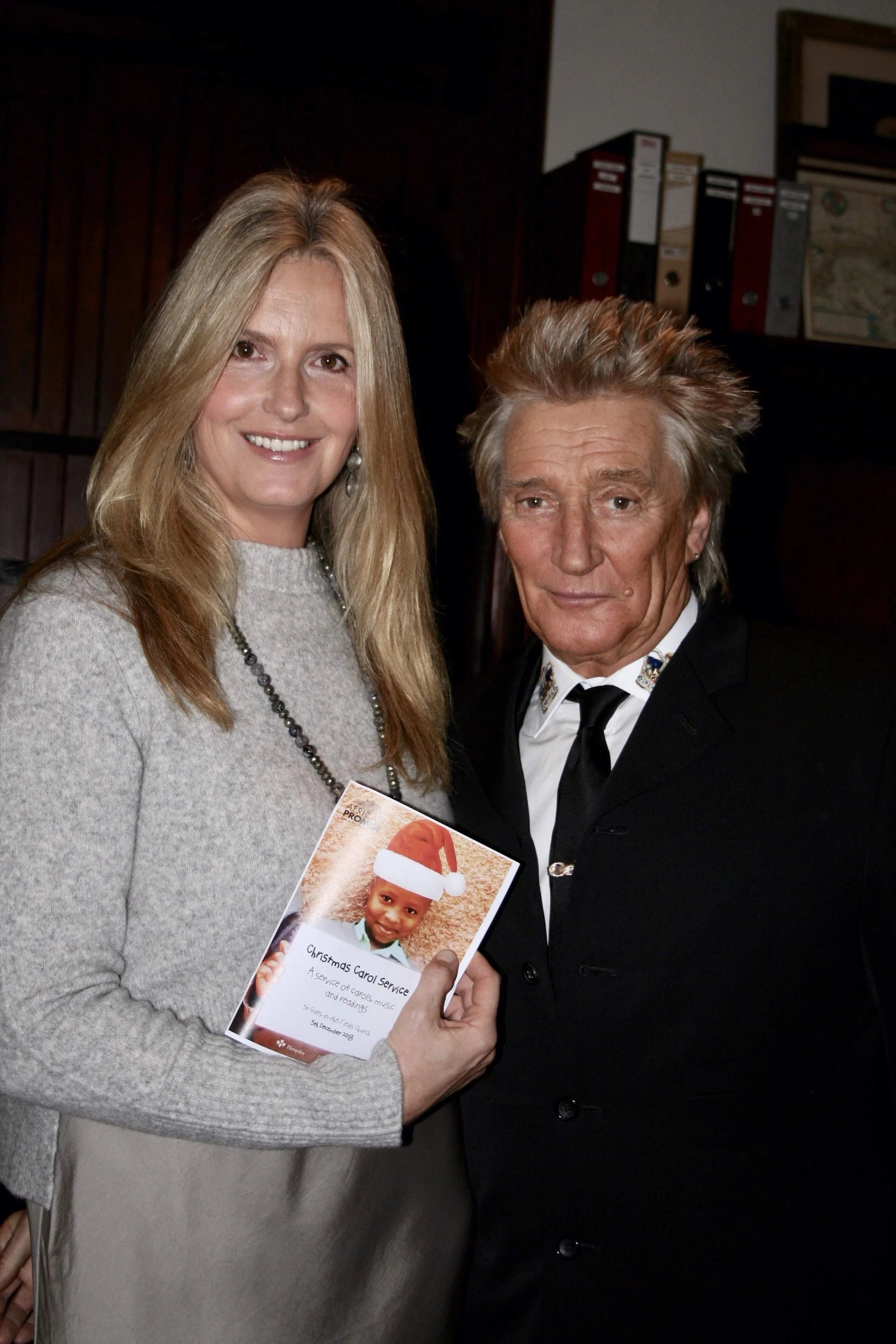 Penny Lancaster and Rod Stewart