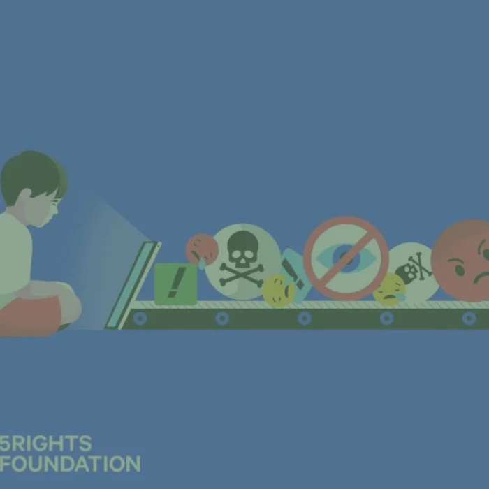 The front page of a report into child safety online